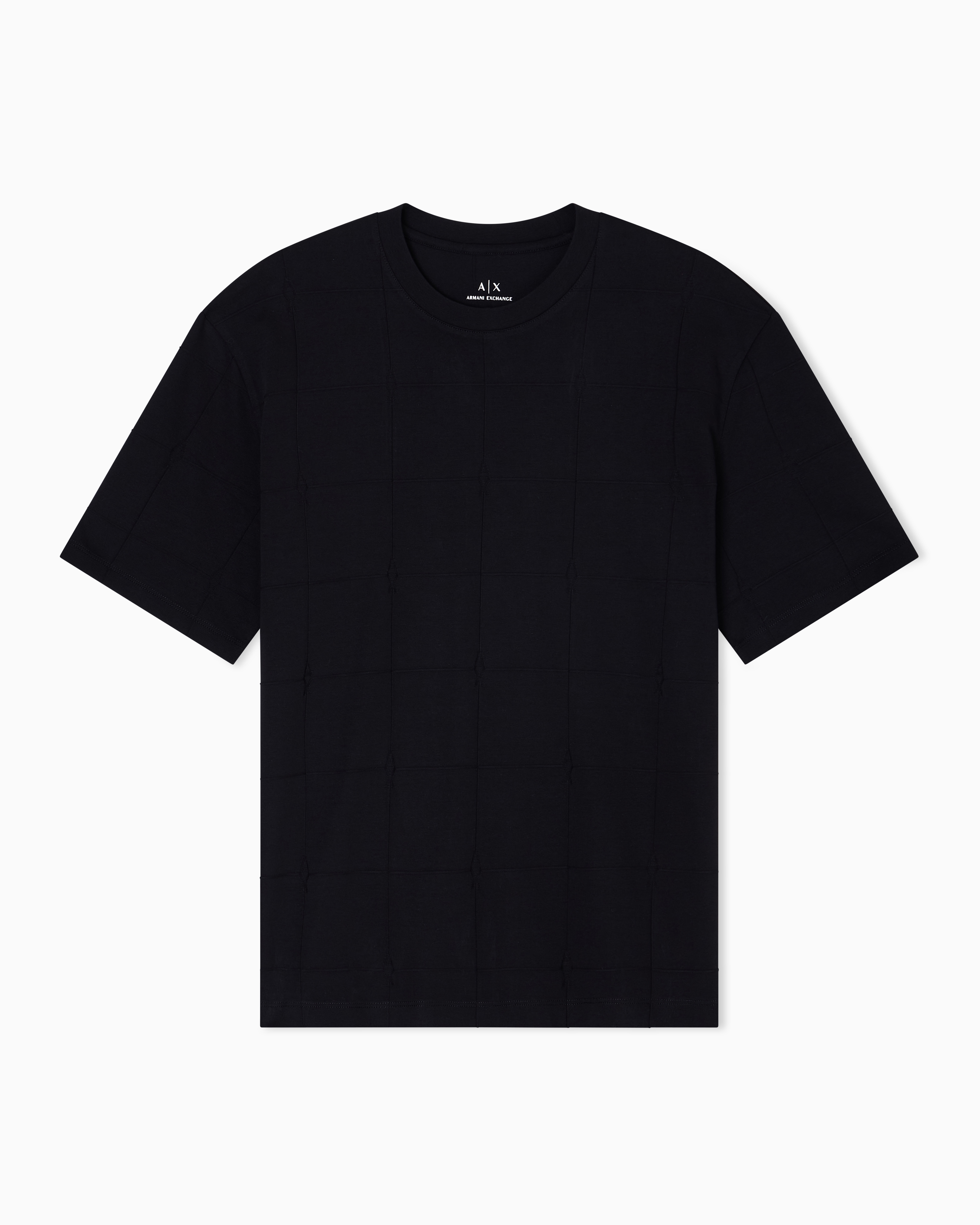 Armani Exchange Regular Fit T-shirts In Black