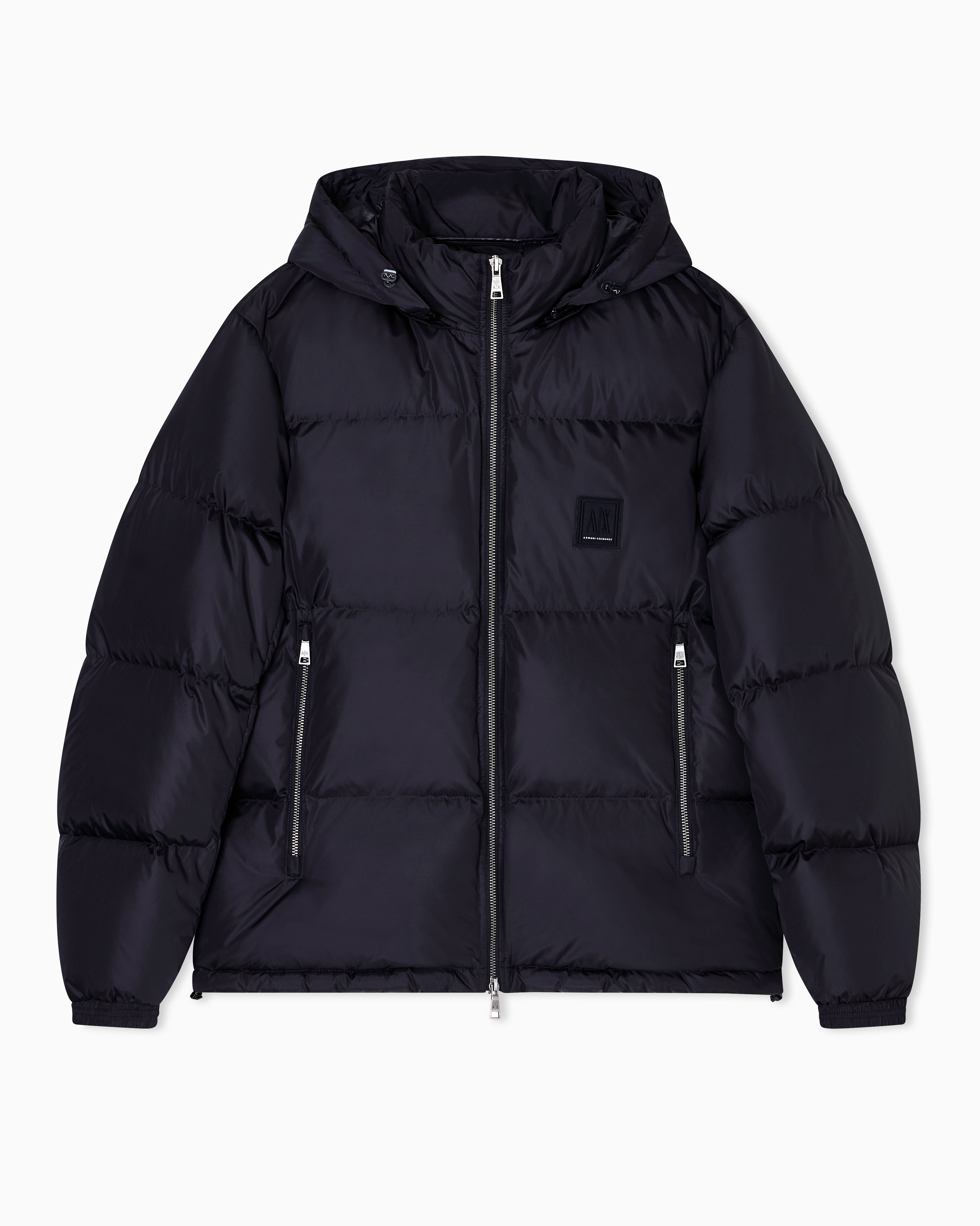 Armani Exchange - Padded jacket with hood, Man, Black, Size:
