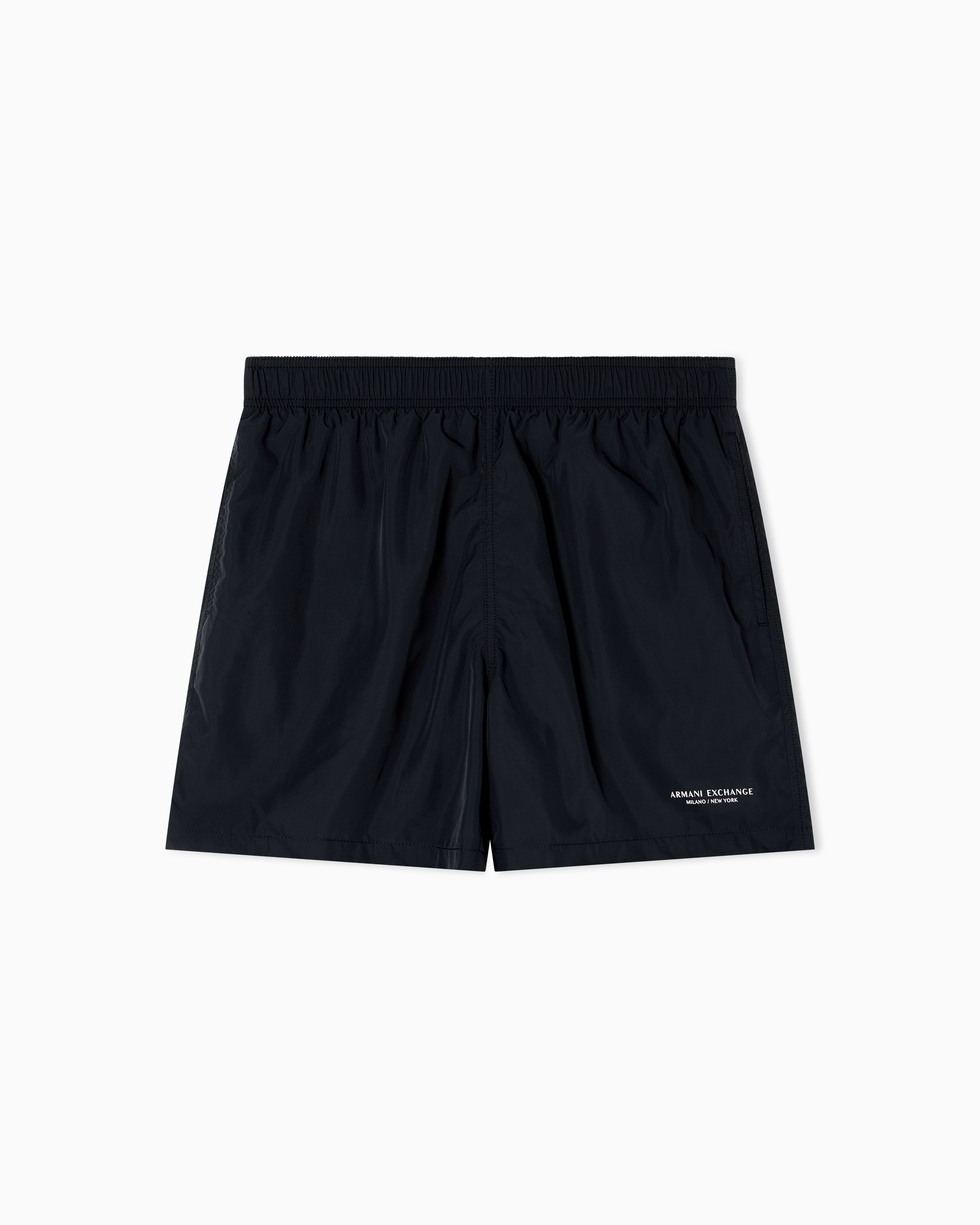 Armani Exchange - Boxer costume with logo, Man, Black, Size: