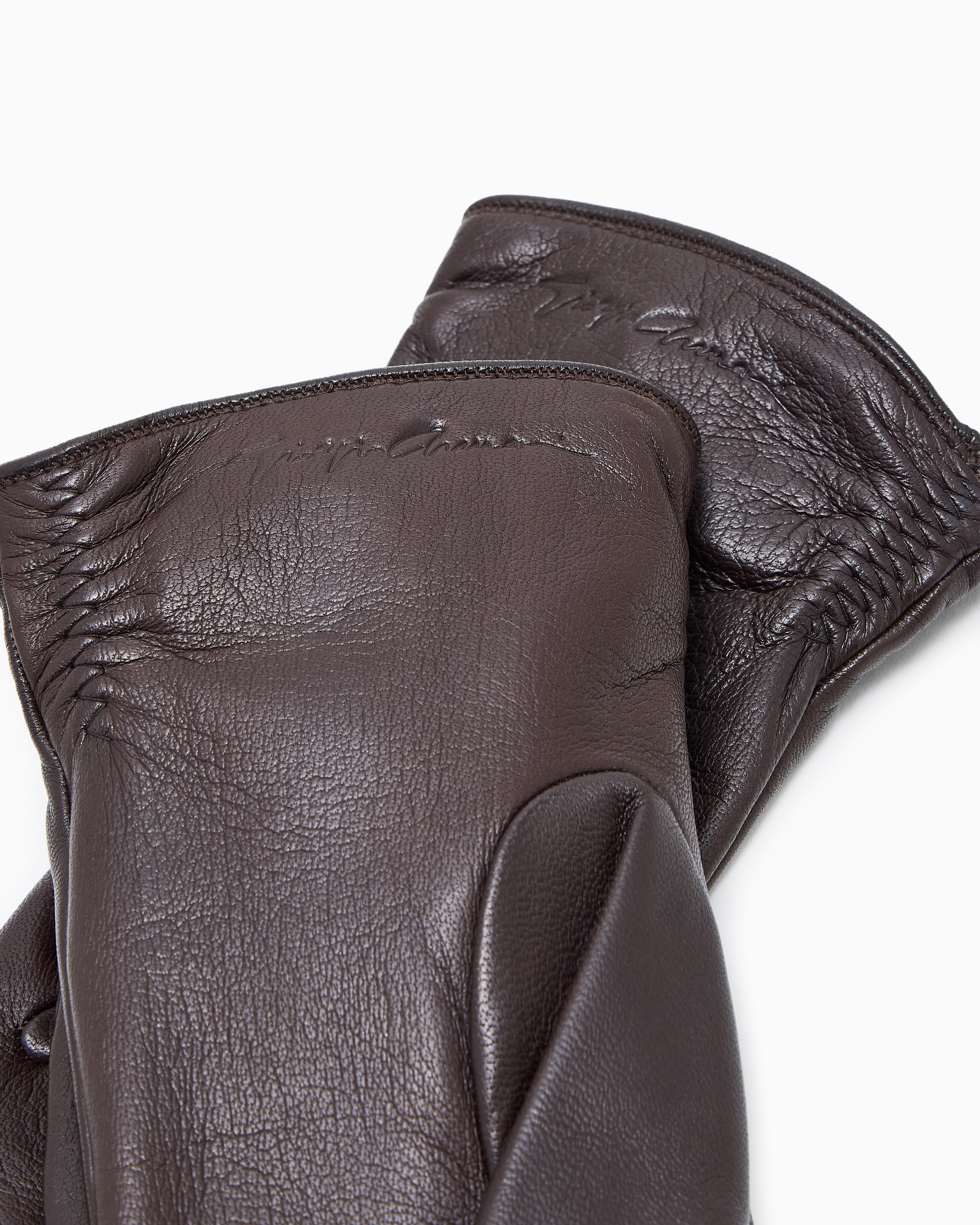 手袋 GIORGIO ARMANI FW25 GLOVE (GW001984 AF19169 U8130) Lambskin nappa leather gloves | Giorgio Armani