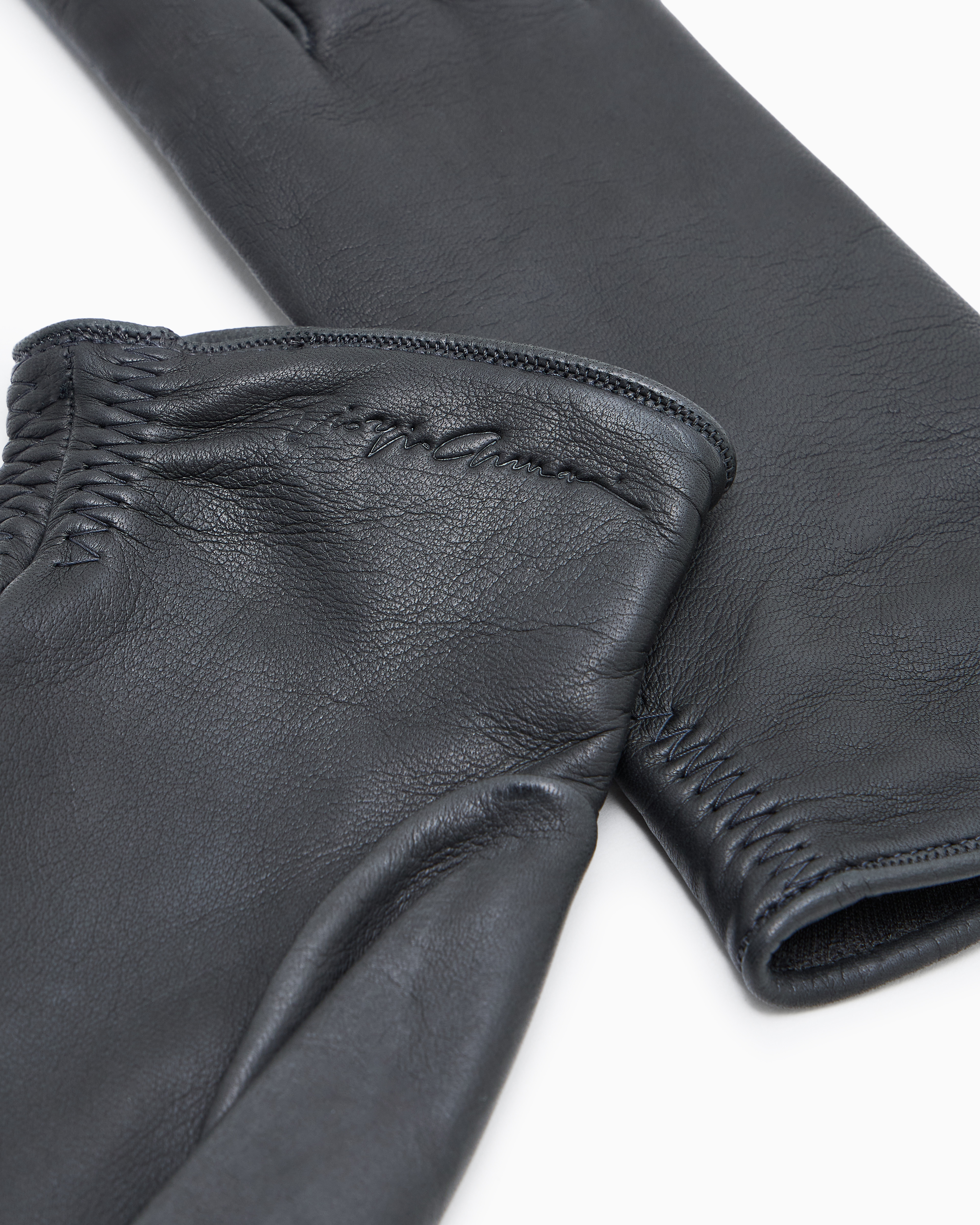 手袋 GIORGIO ARMANI FW25 GLOVE (GW001984 AF19169 U8130) Lambskin nappa leather gloves | Giorgio Armani