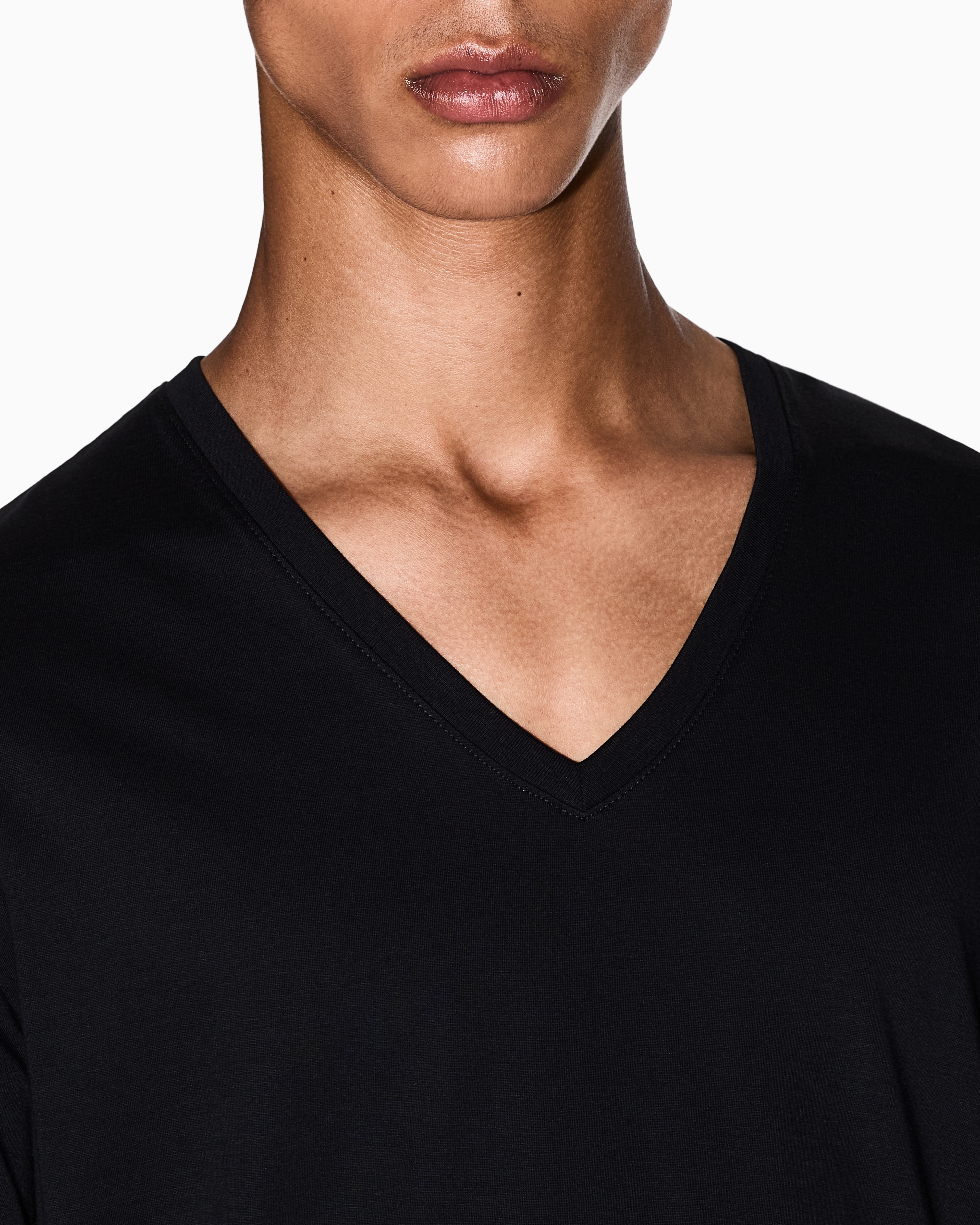 Slim fit T-shirt in Pima cotton jersey | Armani Exchange