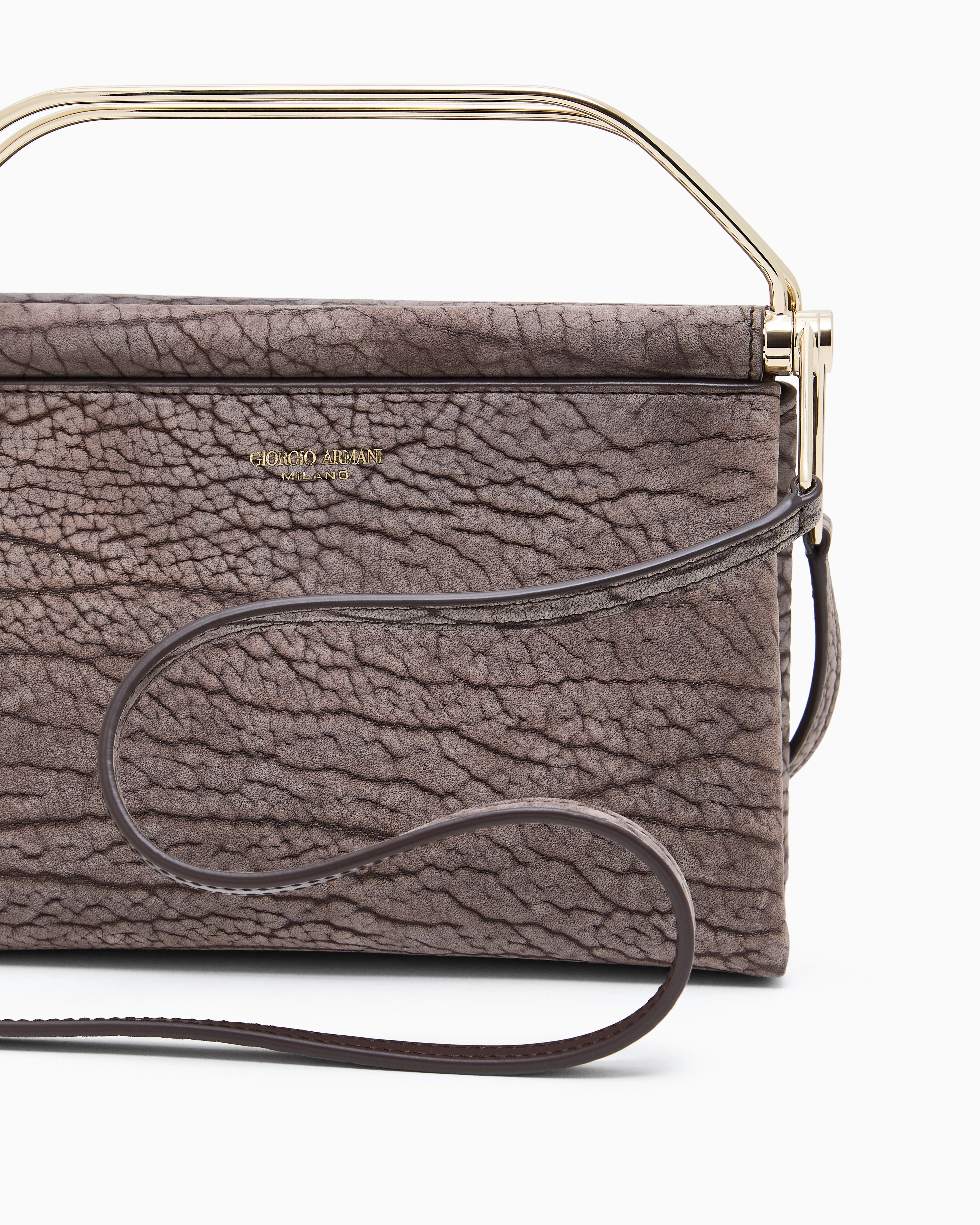 Giorgio Armani Top Handles In Brown