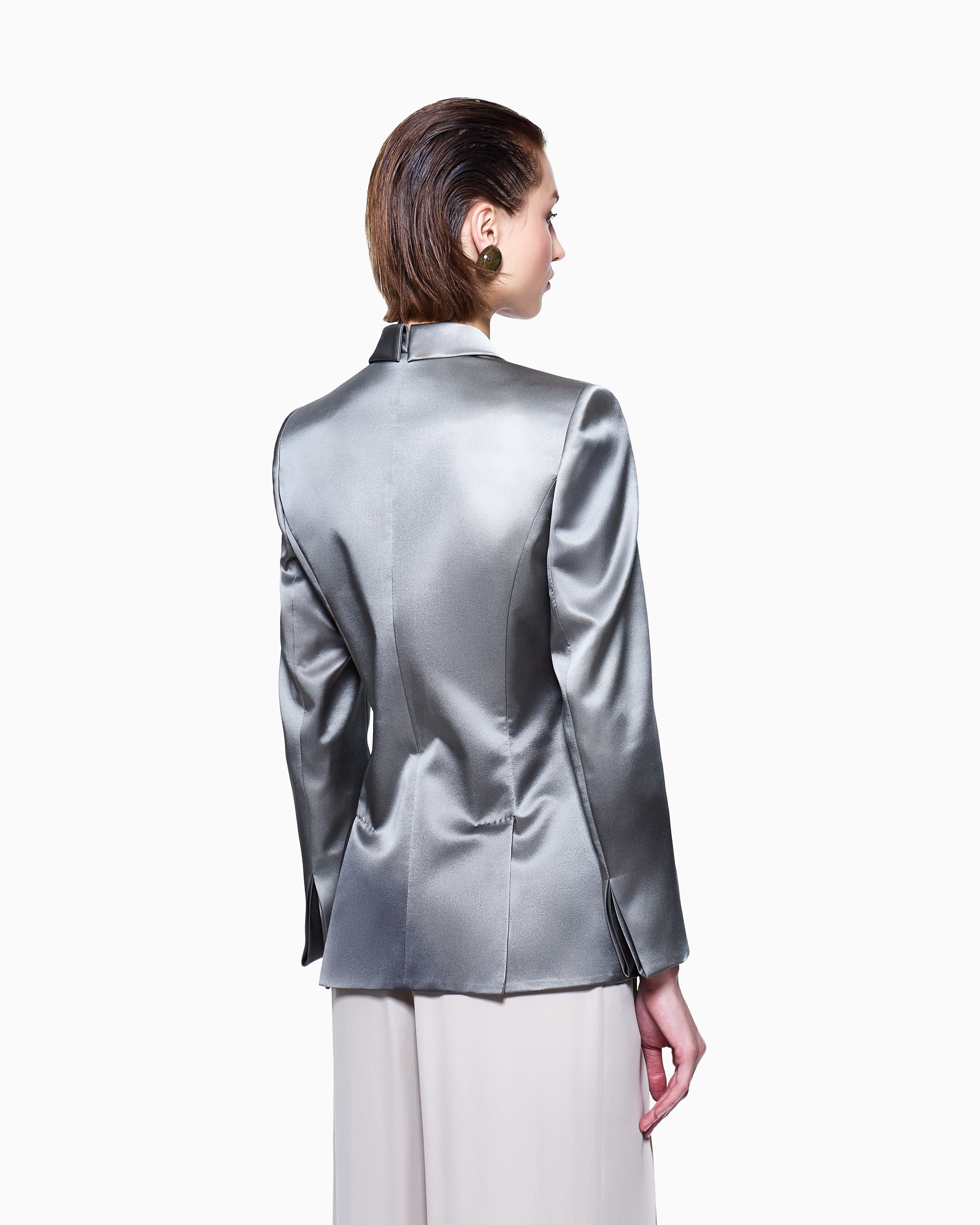 Giorgio Armani ノーカラージャケット 40 undefined