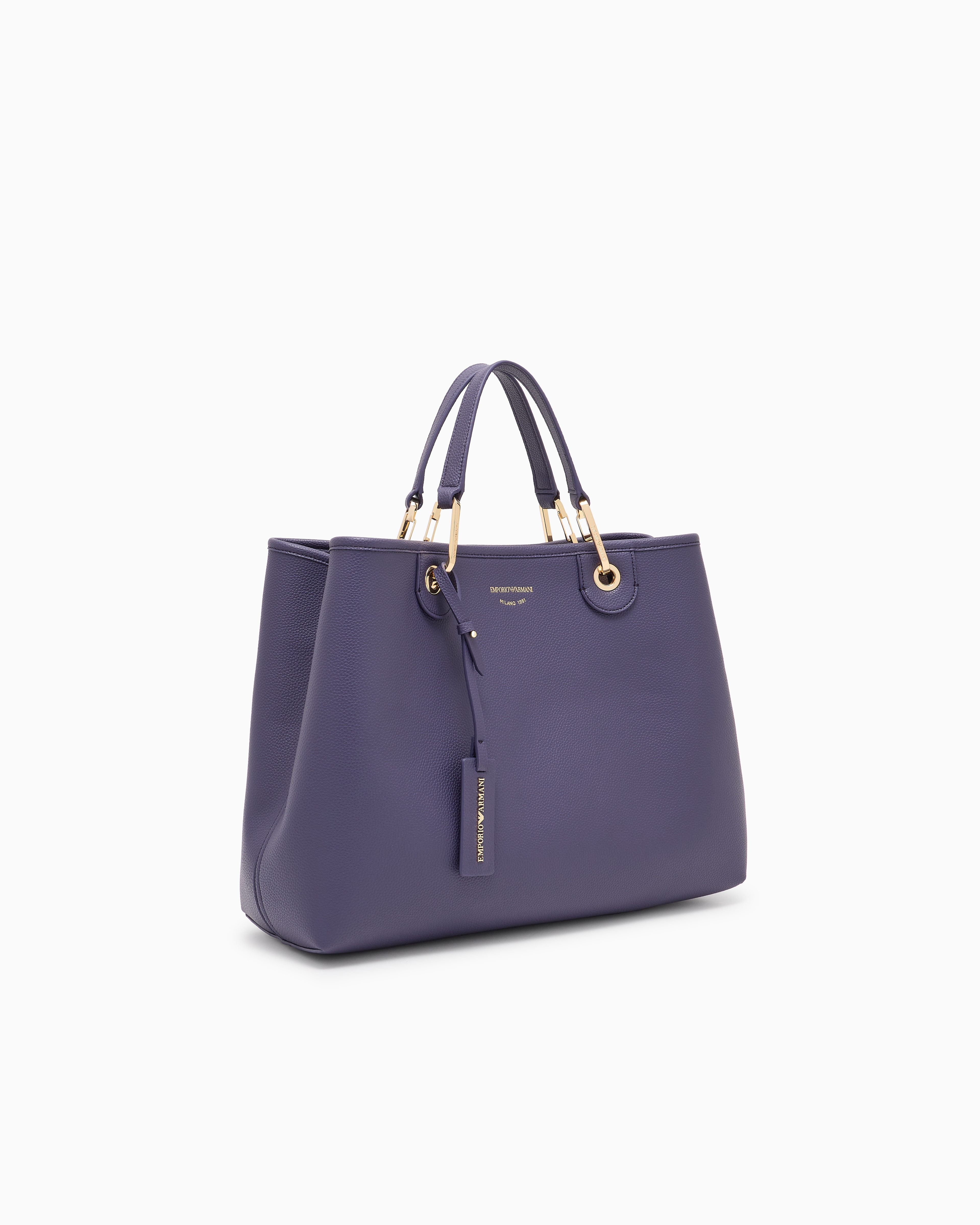 Medium MyEA shopper bag with deer print | Emporio Armani