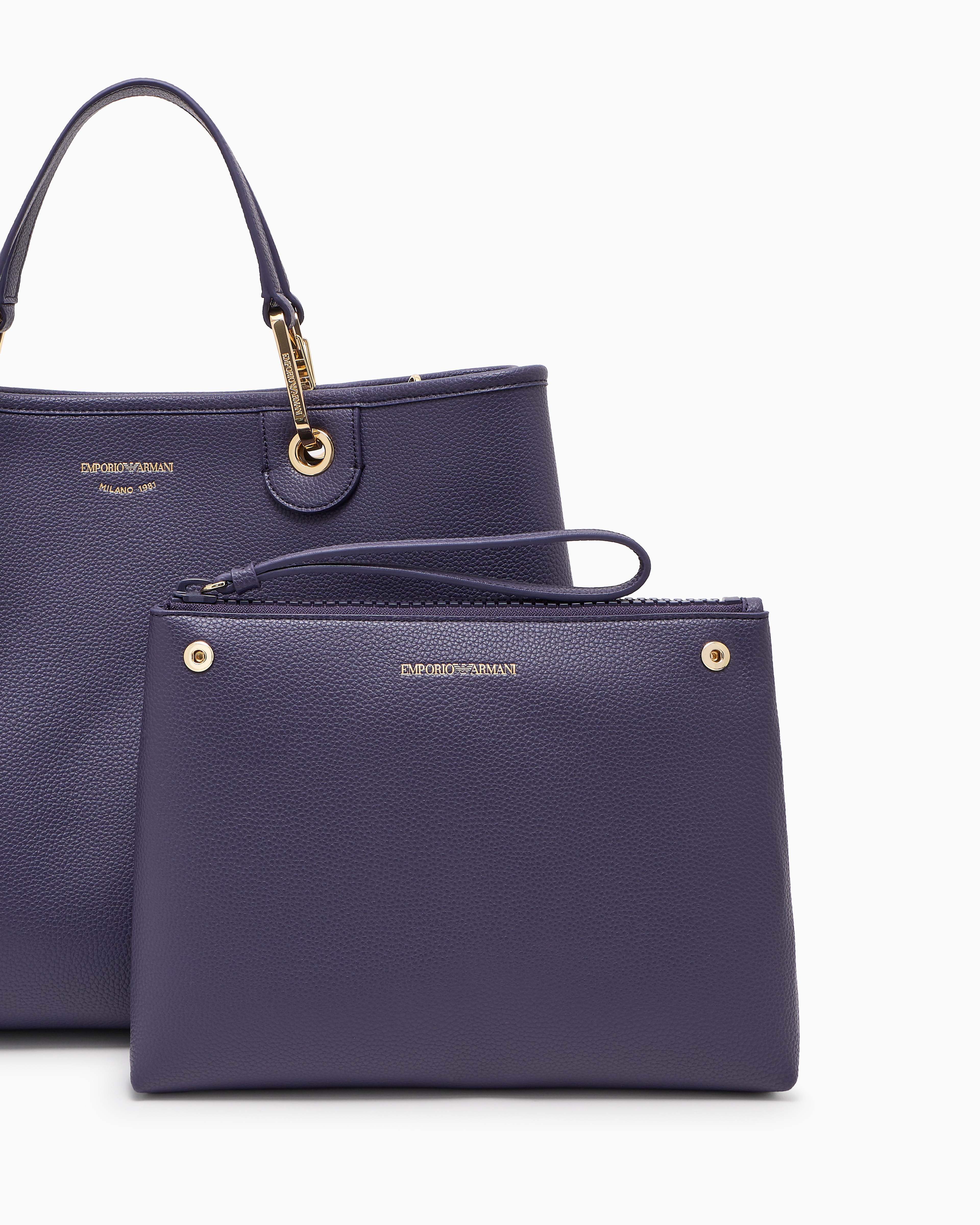トートバッグ EMPORIO ARMANI Woman Tote bags Blue EW000360AF14787 UB081 Emporio Armani Mini MyEA Tote Bag | Blue | FARFETCH