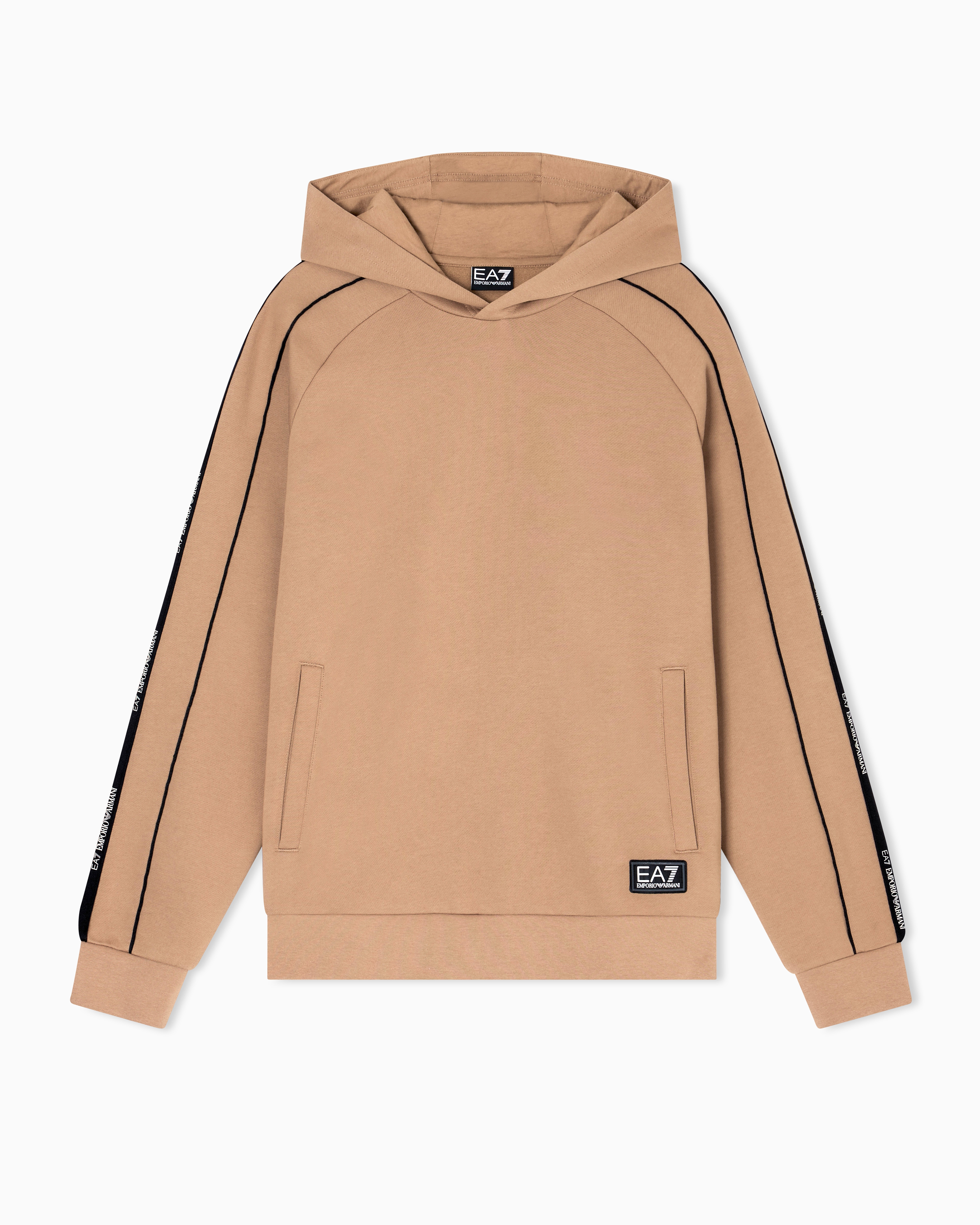 Cotton-blend hooded Logo Series sweatshirt | EA7