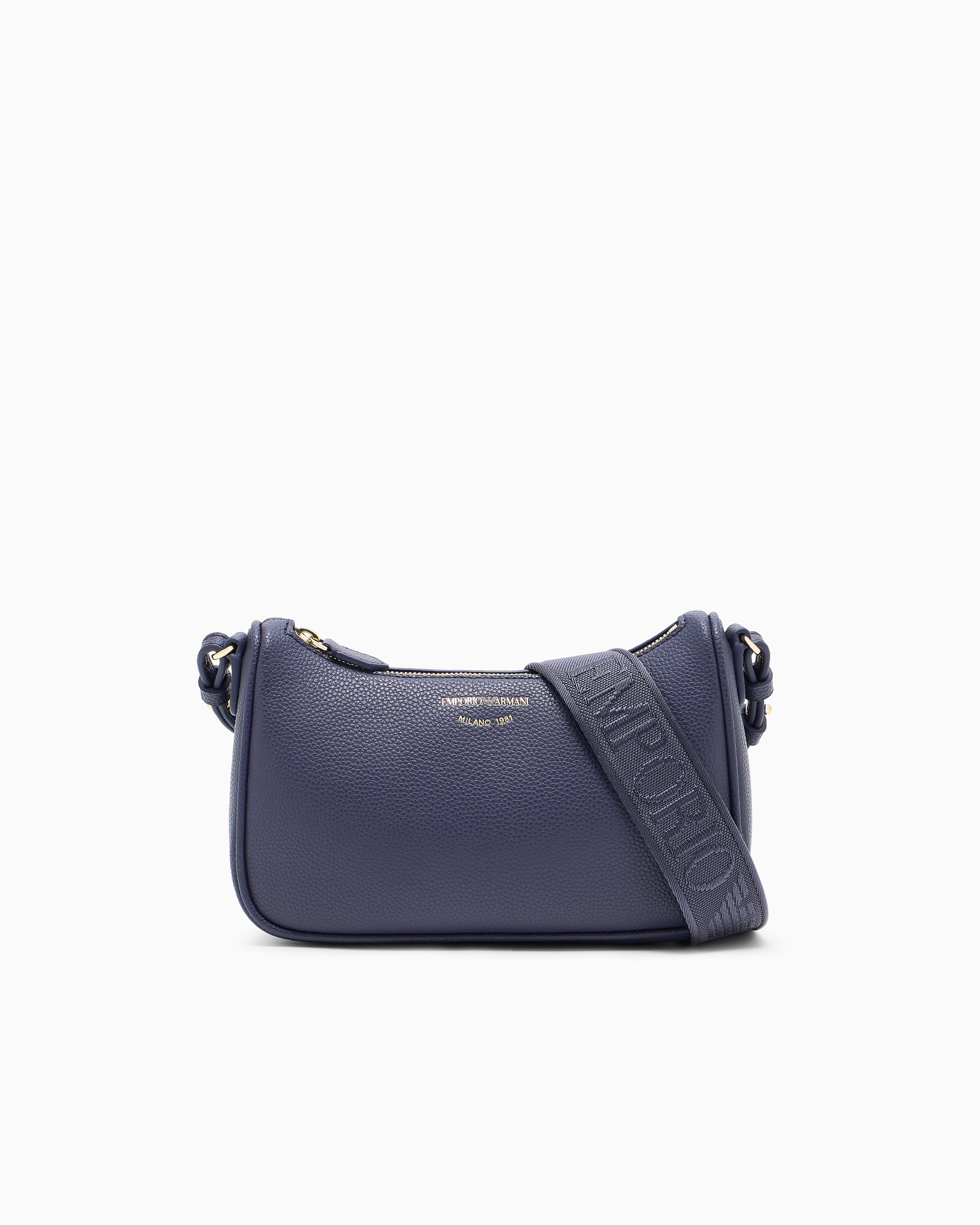 Emporio Armani Bag With Deer Print In Blue