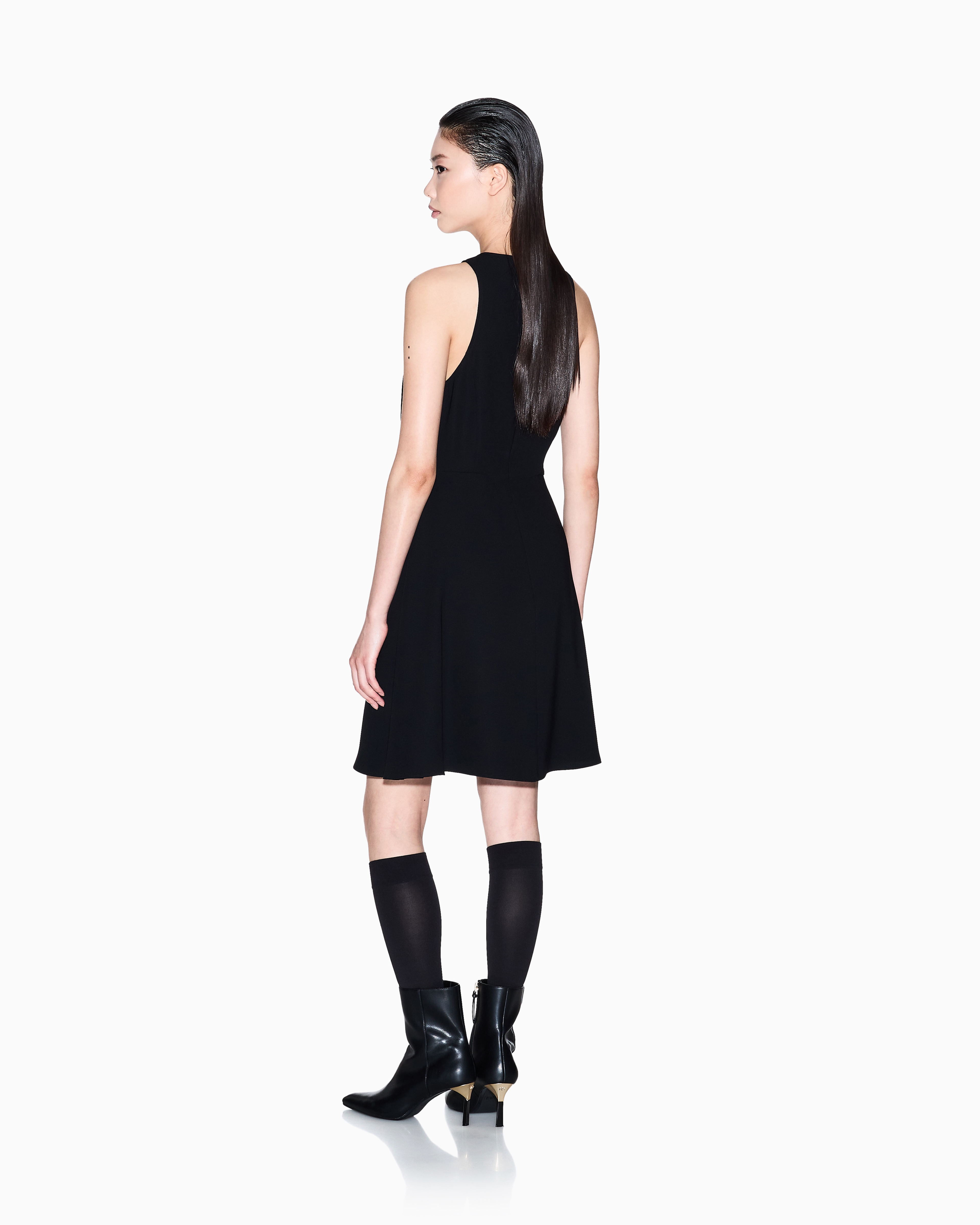 Armani Exchange - Short Dresses, Woman, Black, Size: 4