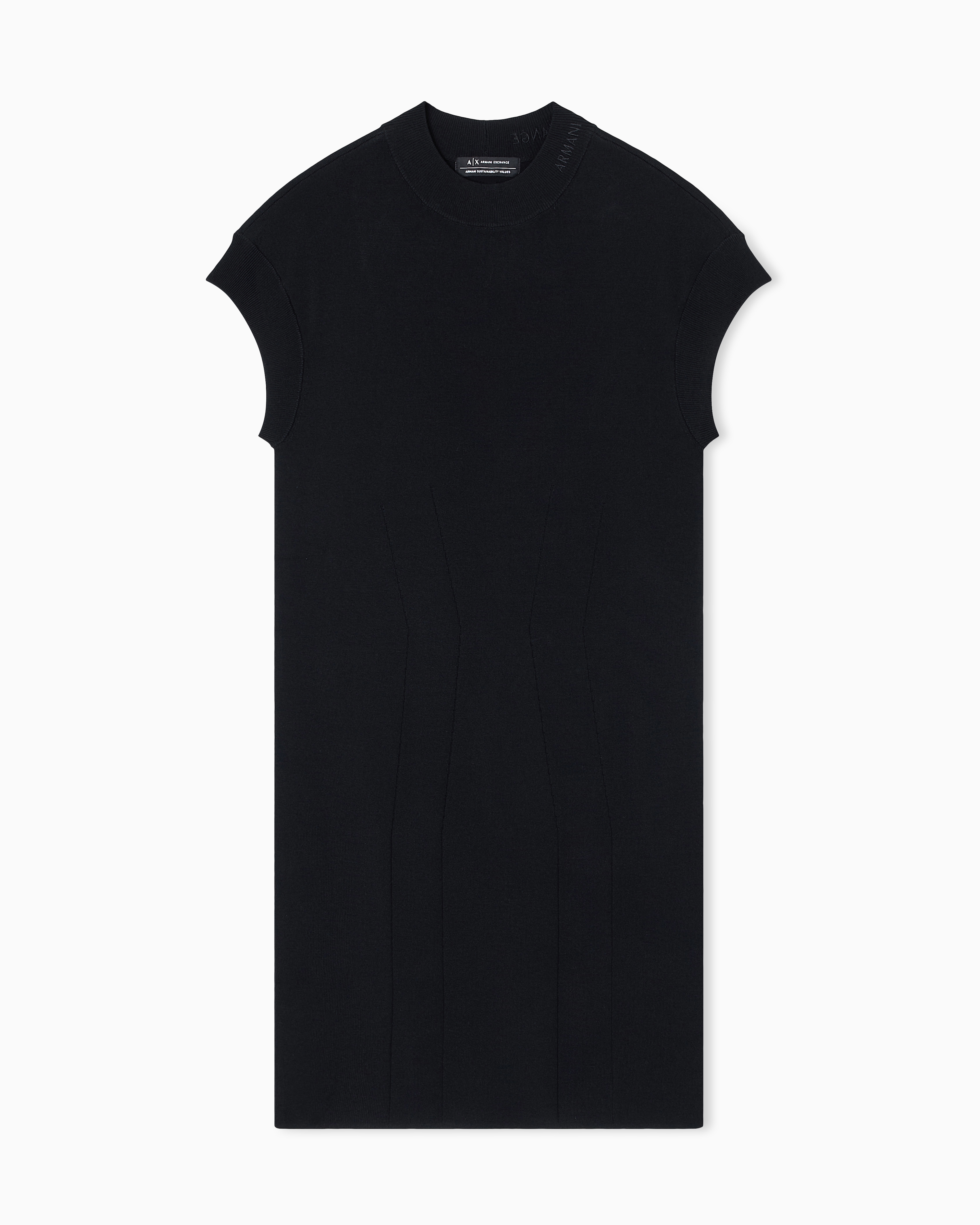 Armani Exchange - Short Dresses, Woman, Black, Size: