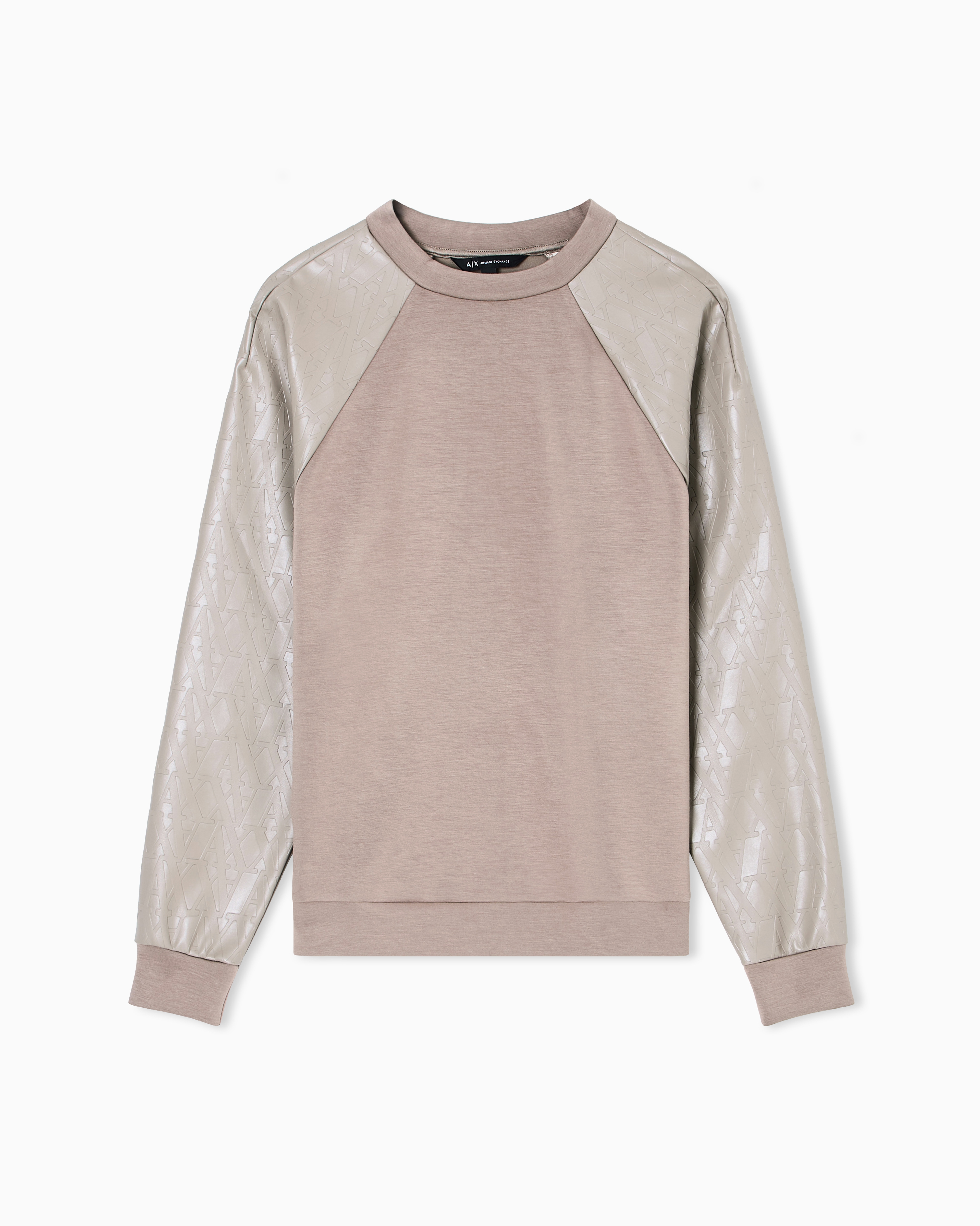 Armani Exchange Sweatshirts Without Hood In Brown