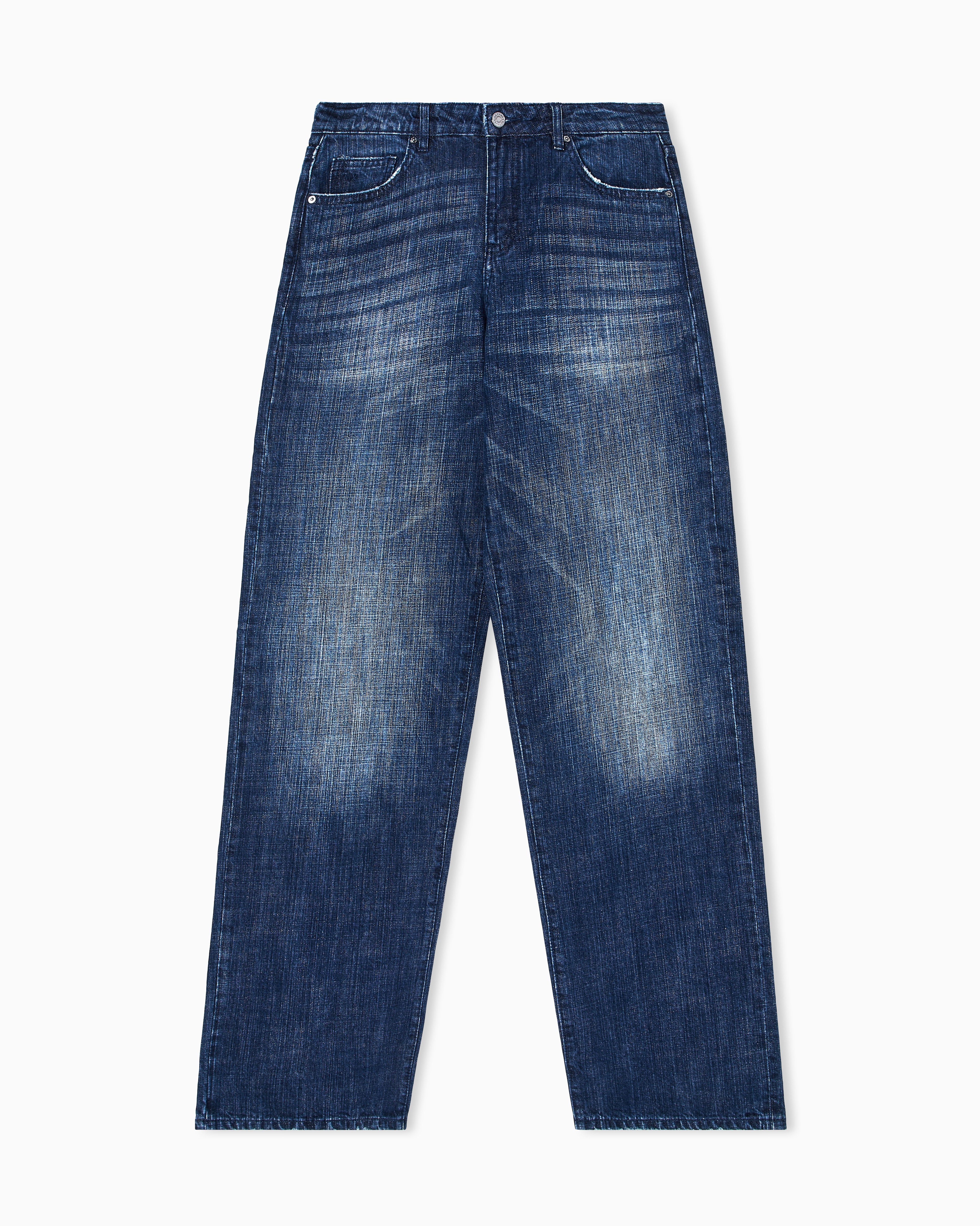 Armani Exchange - Relaxed Jeans, Woman, Blue, Size: