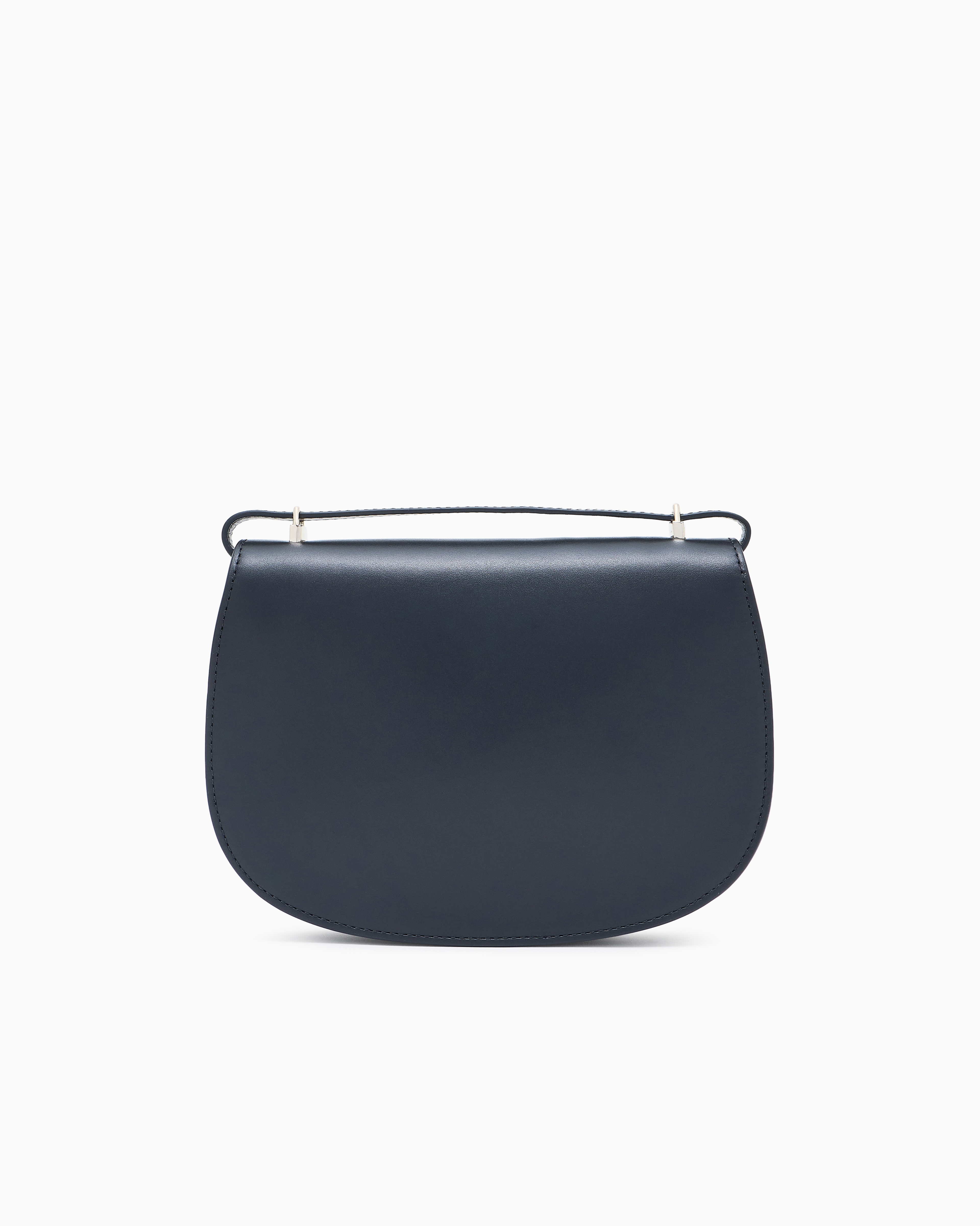 Giorgio Armani Leather Shoulder Bag In Black
