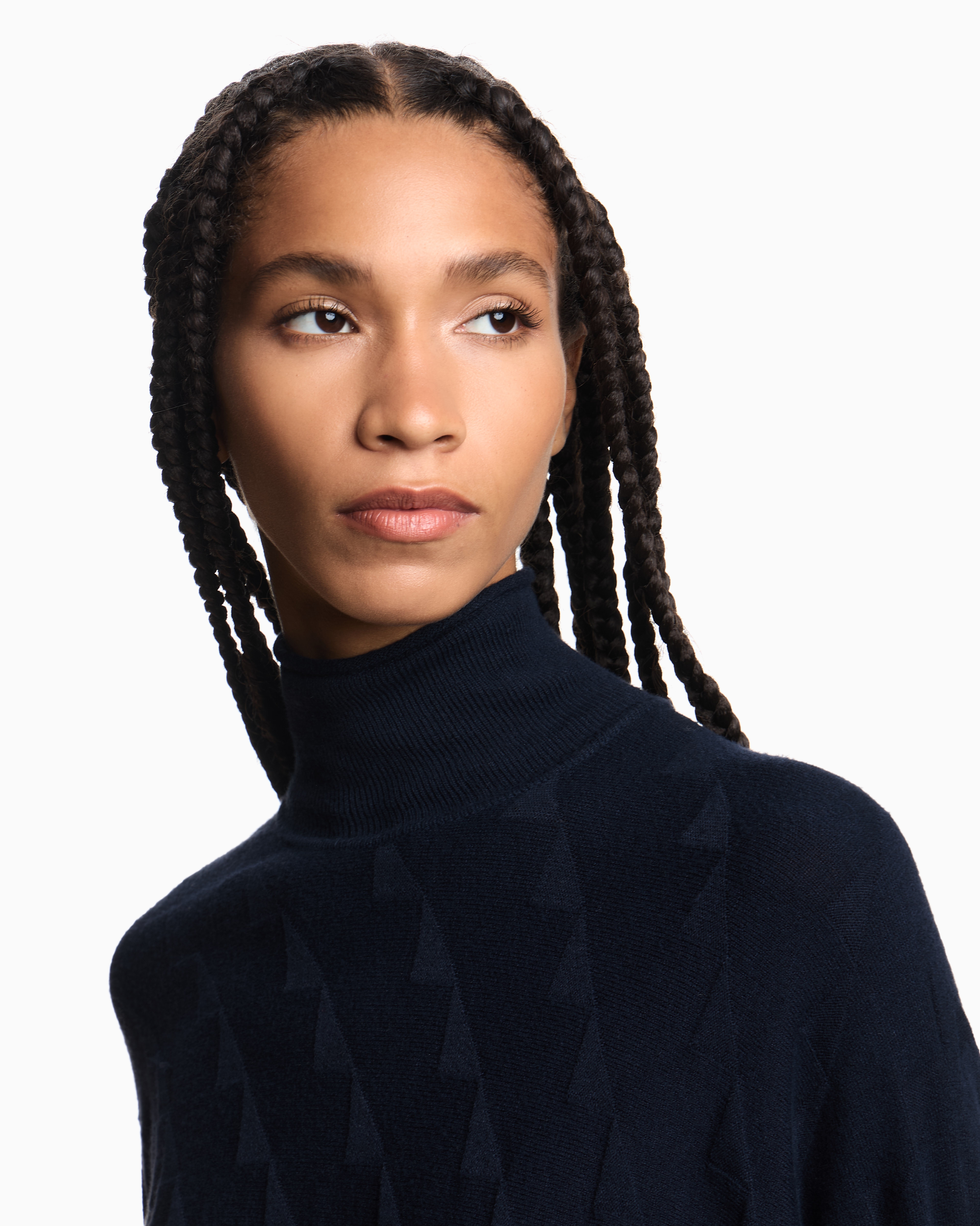 トップス audire Diamond knit tops (Dark navy) Diamond_cut_knit_tops_NAVY.jpg