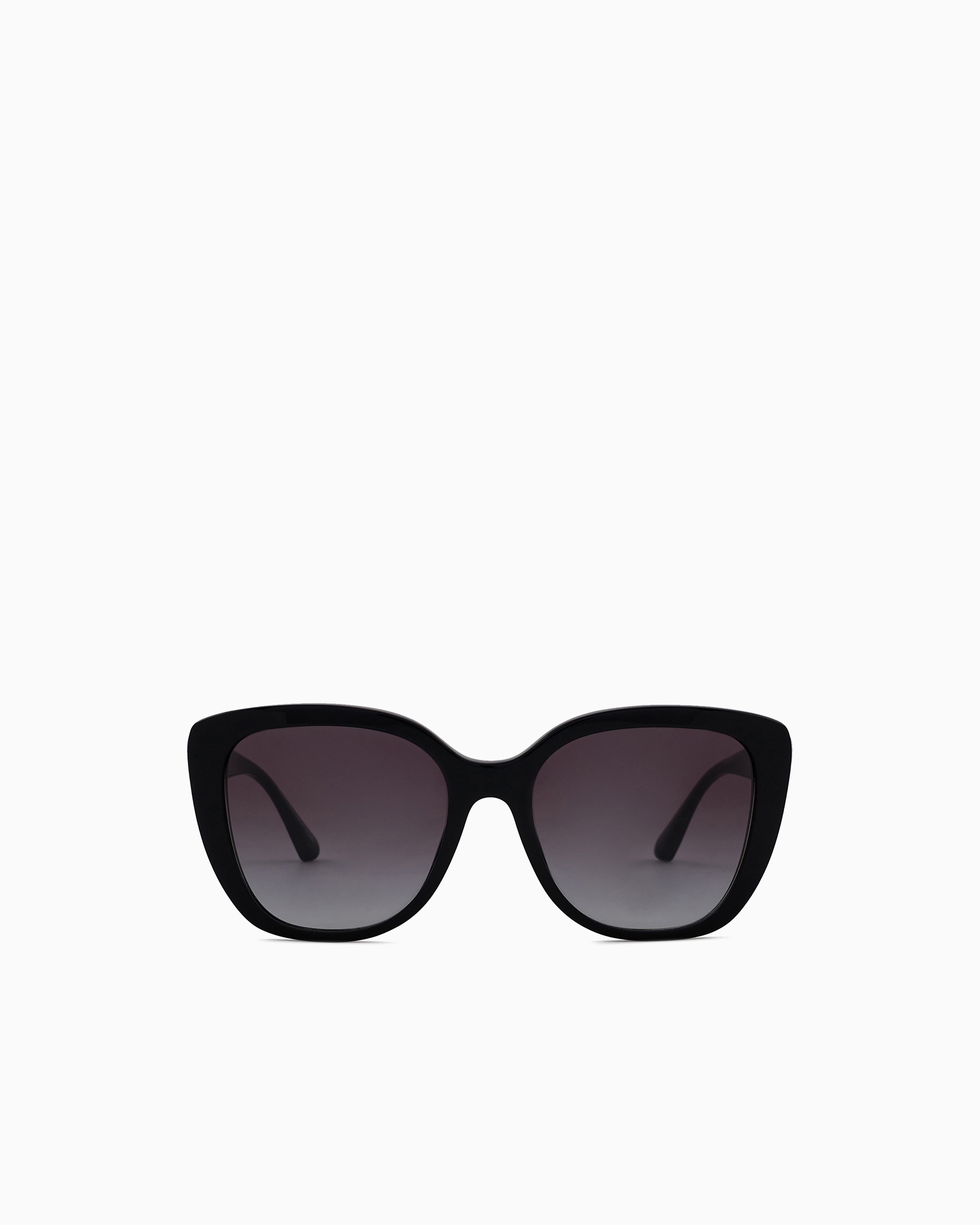 Emporio Armani - Women’s butterfly-shaped sunglasses, Woman, Black, Size: 54L