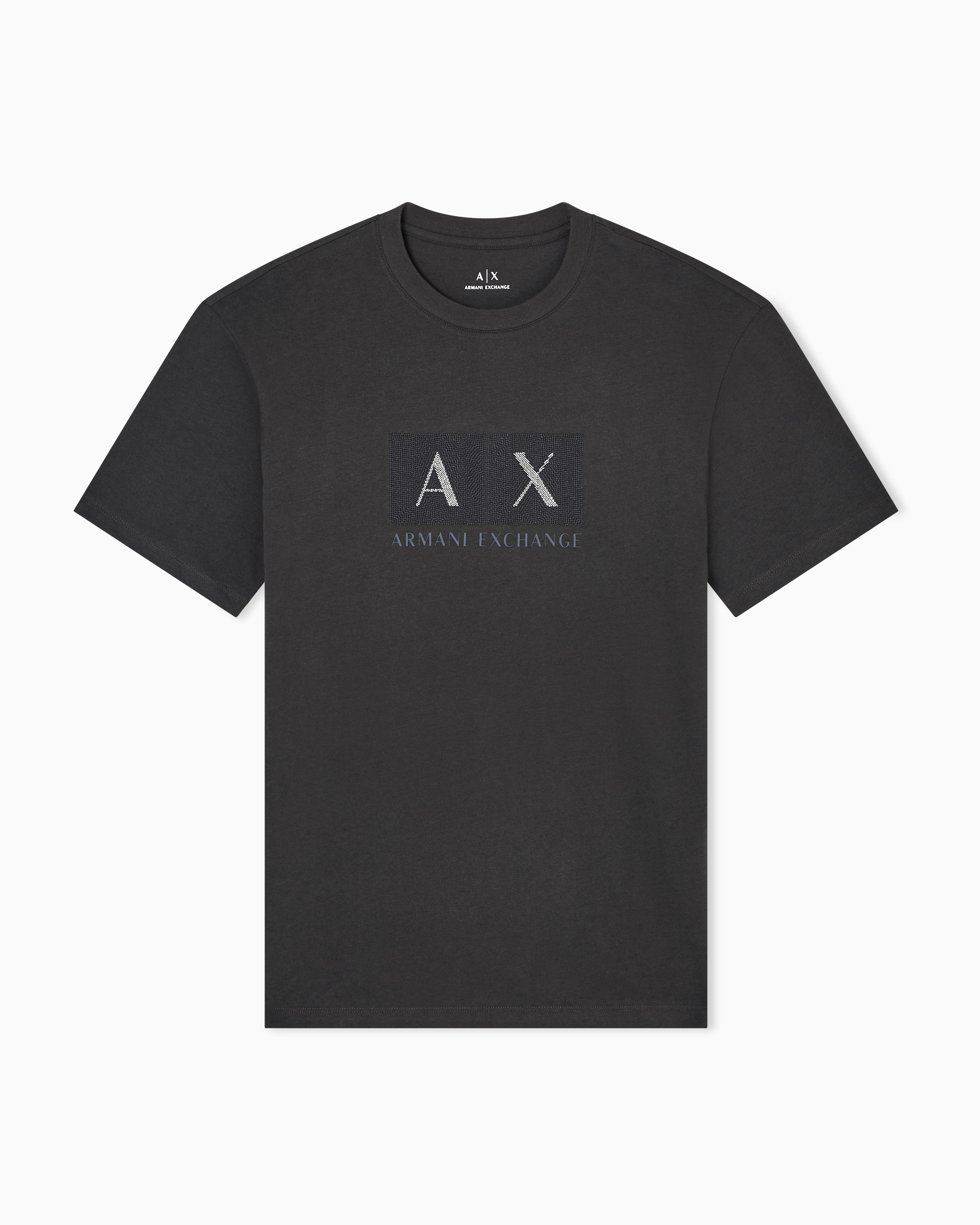 Armani Exchange Regular Fit T-shirts In Black