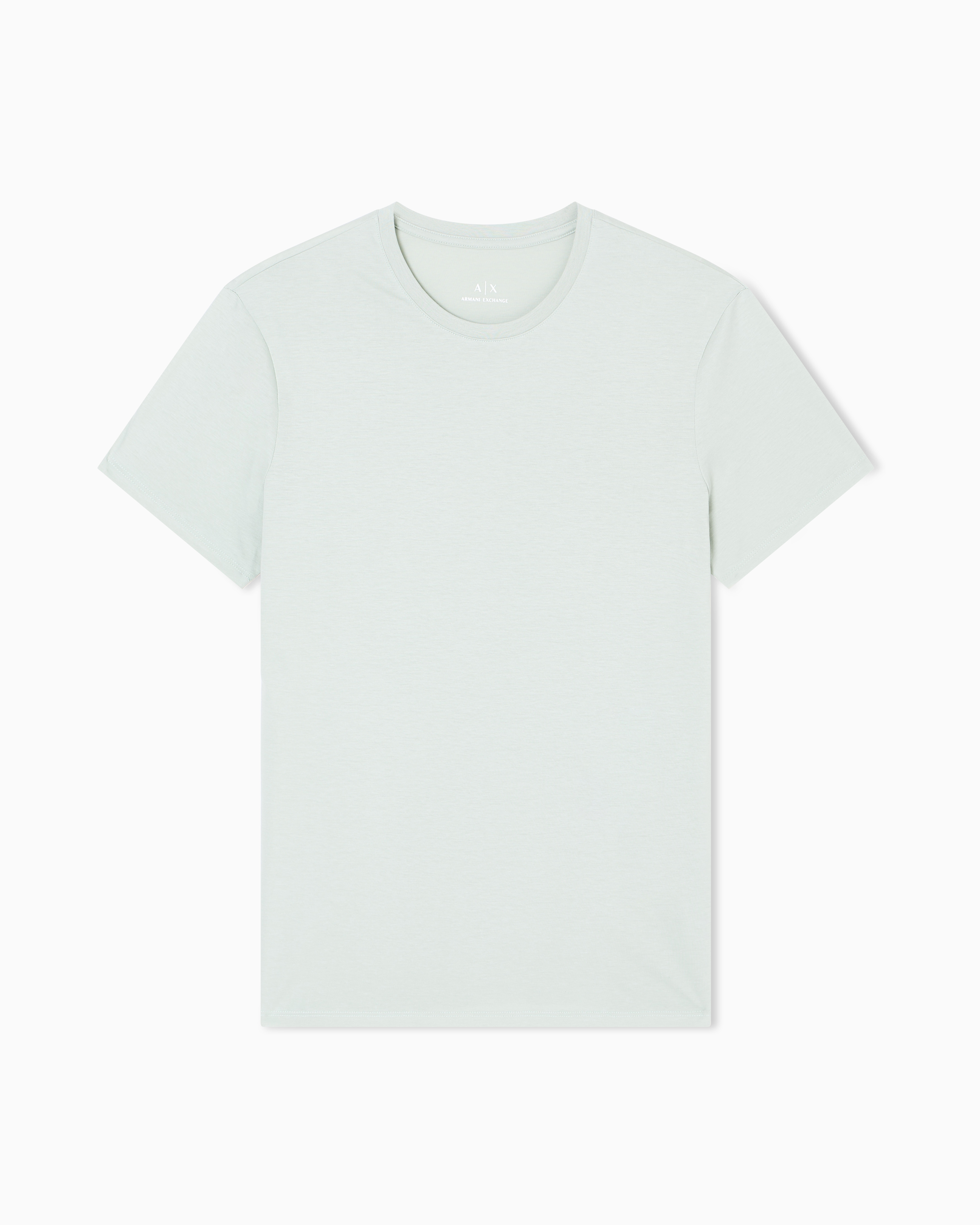 Armani Exchange - Slim fit Pima cotton T-shirt, Man, Green, Size:
