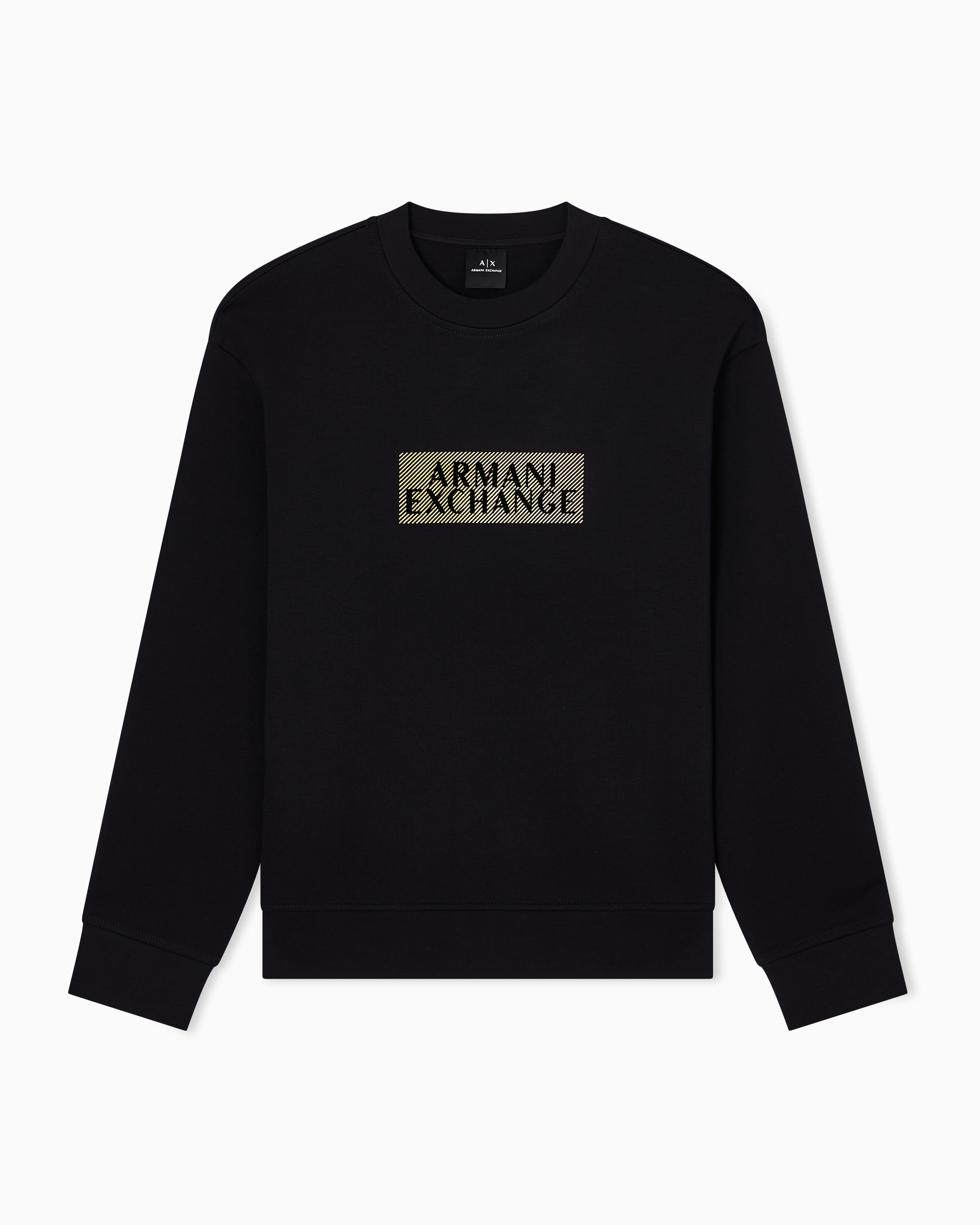 Armani Exchange - Sweatshirts without Hood, Man, Black, Size: