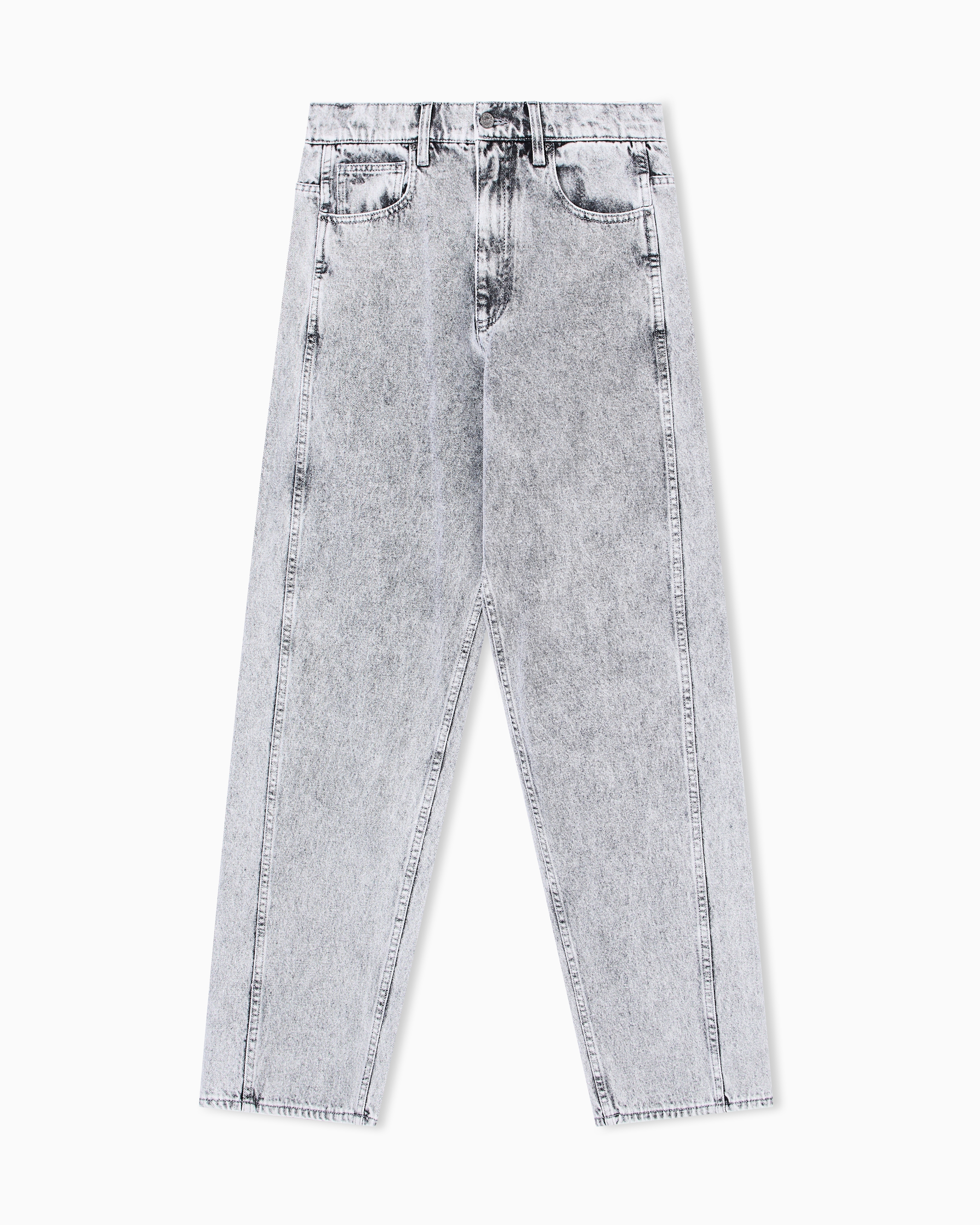 Armani Exchange Relaxed Jeans In Gray
