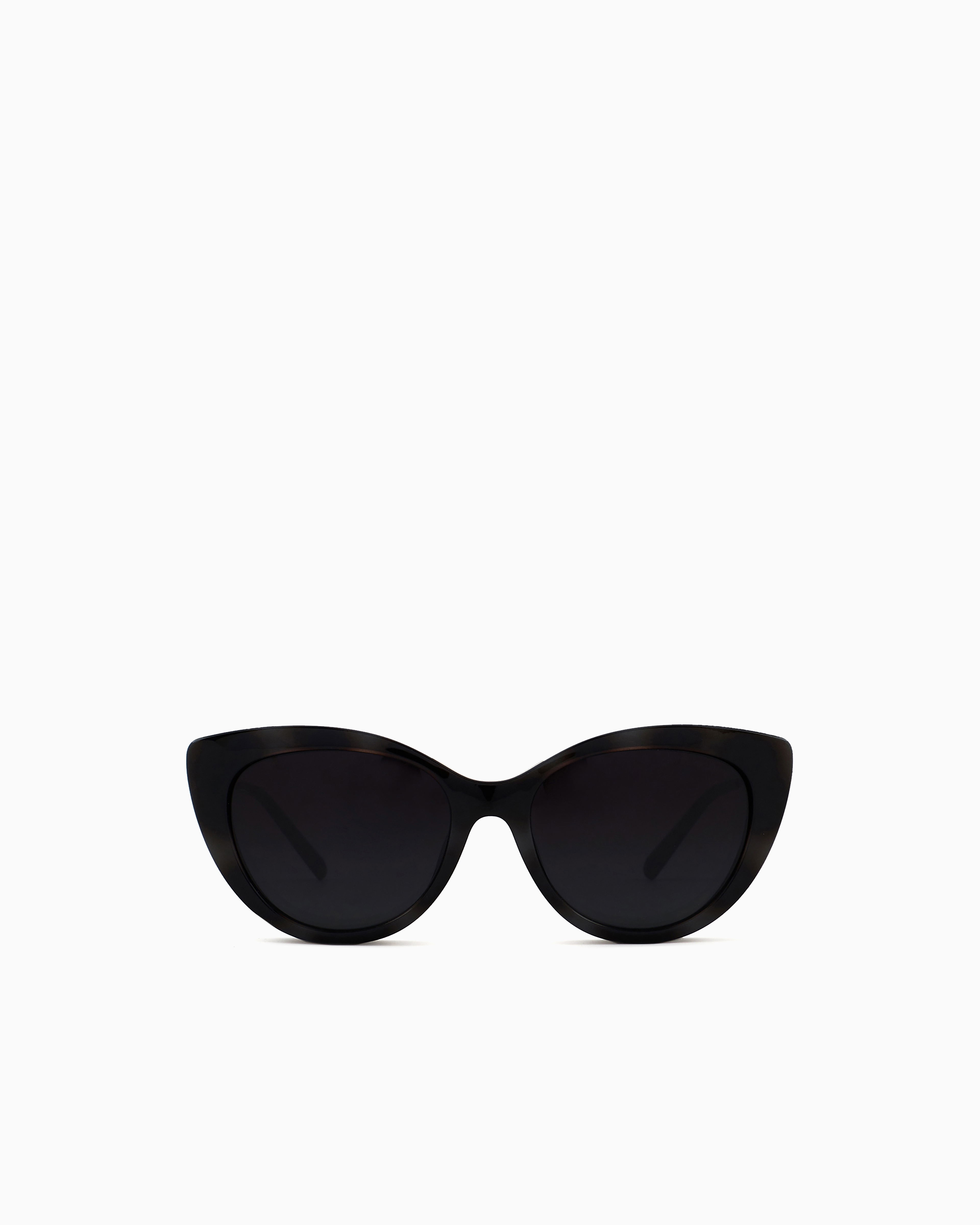 Emporio Armani - Women’s cat-eye sunglasses with interchangeable lenses, Woman, Black, Size: 53L