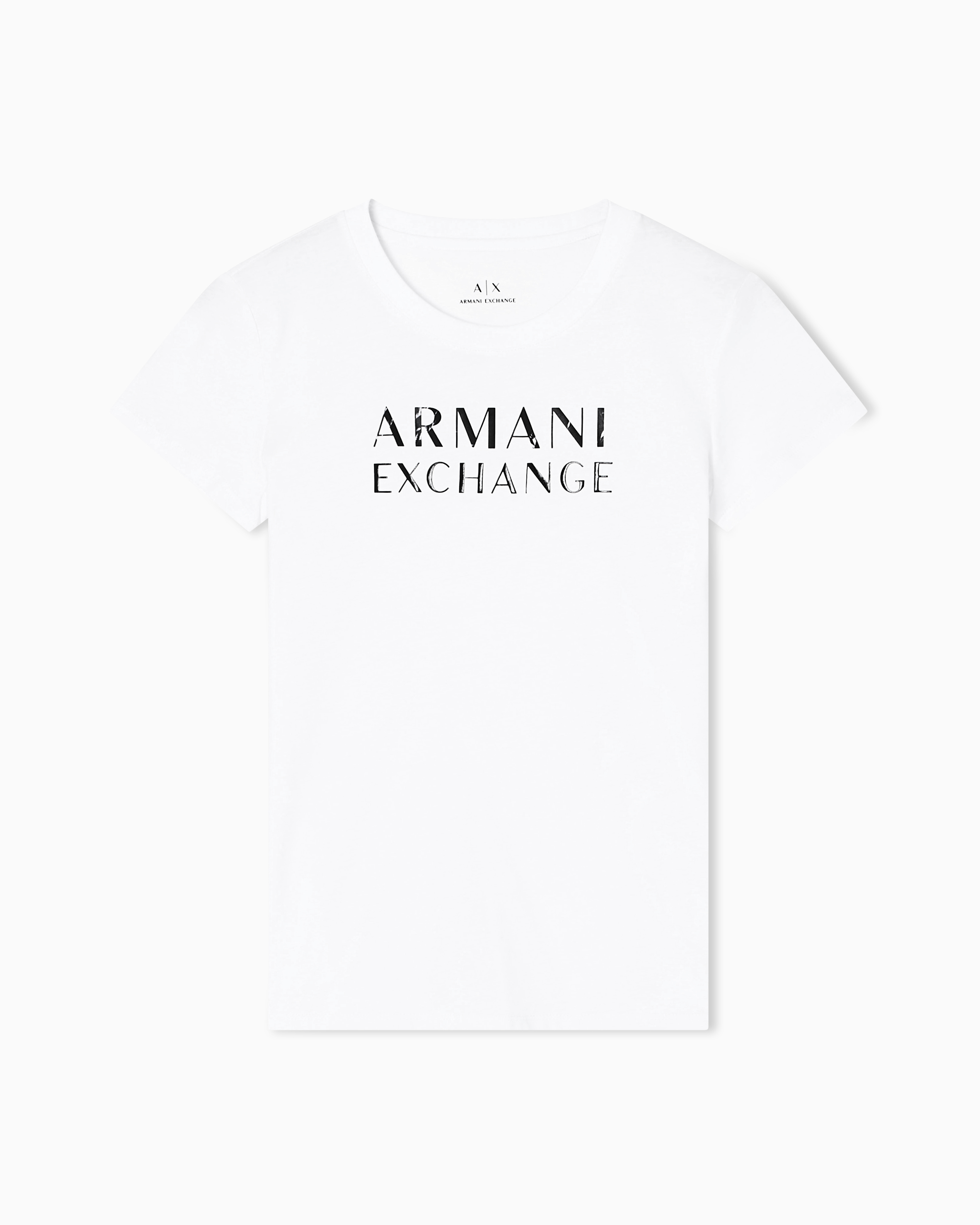 Armani Exchange Slim Fit T-shirts In White