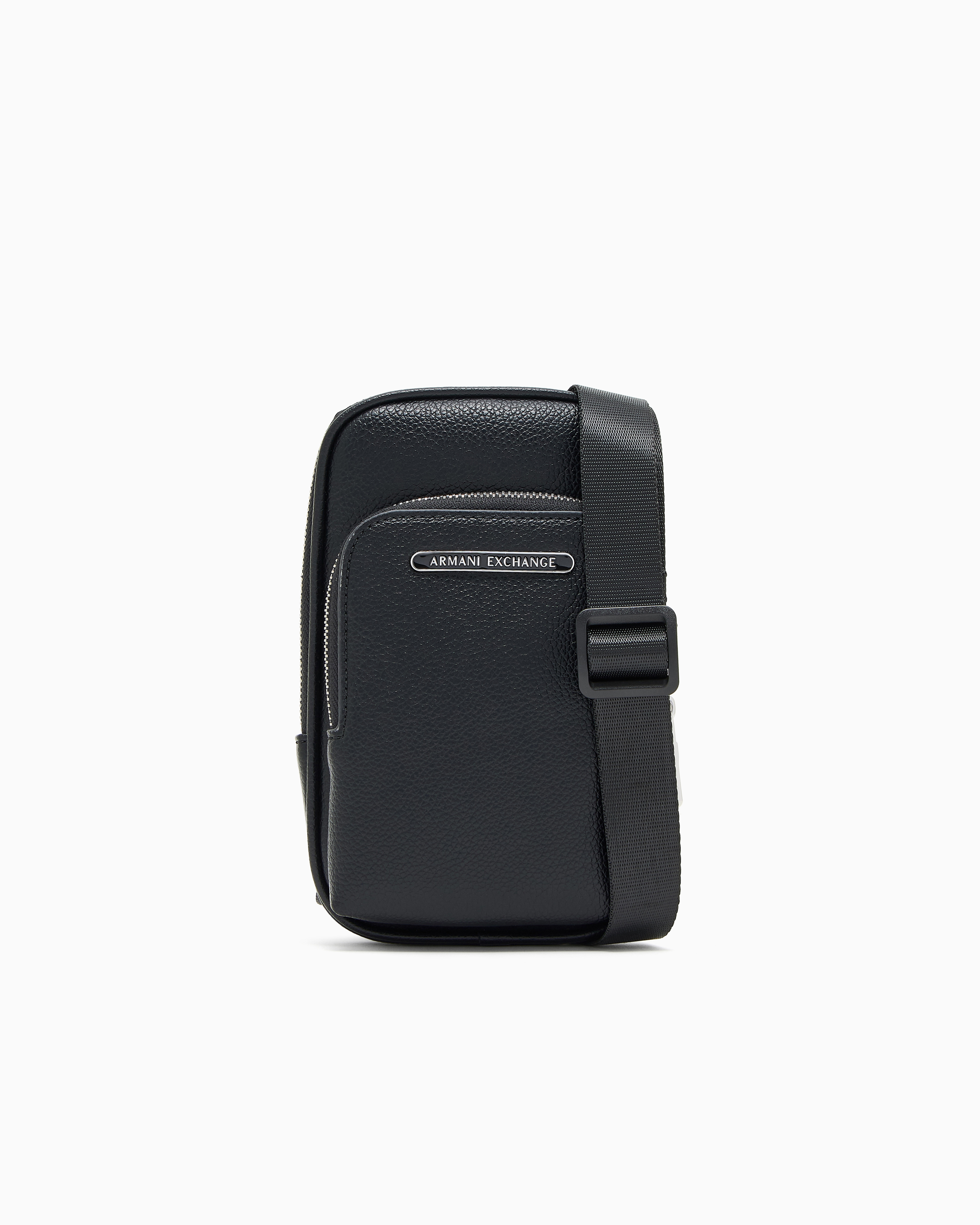 Armani Exchange - Crossbody phone holder, Man, Black, Size: TU