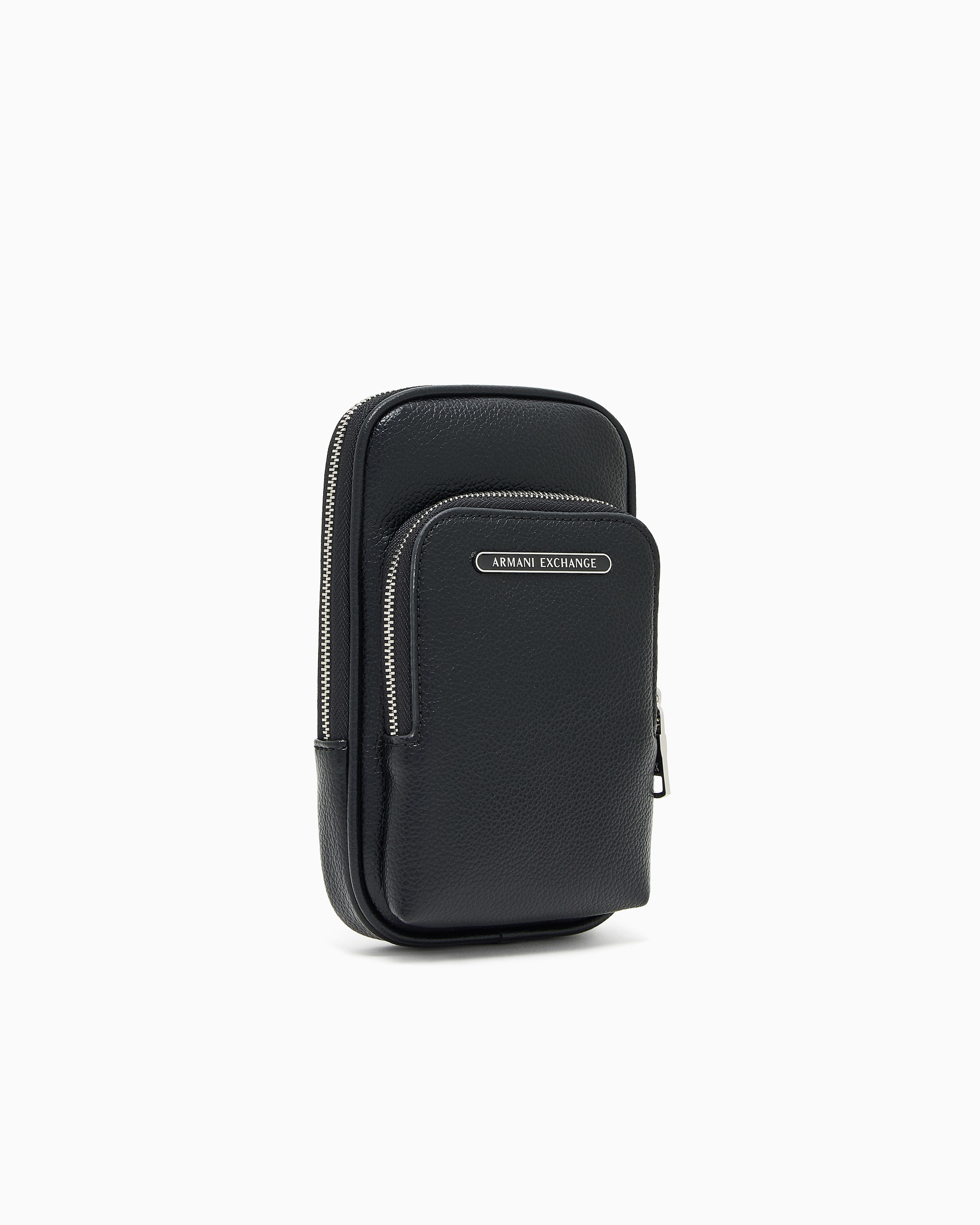 Armani Exchange - Crossbody phone holder, Man, Black, Size: TU