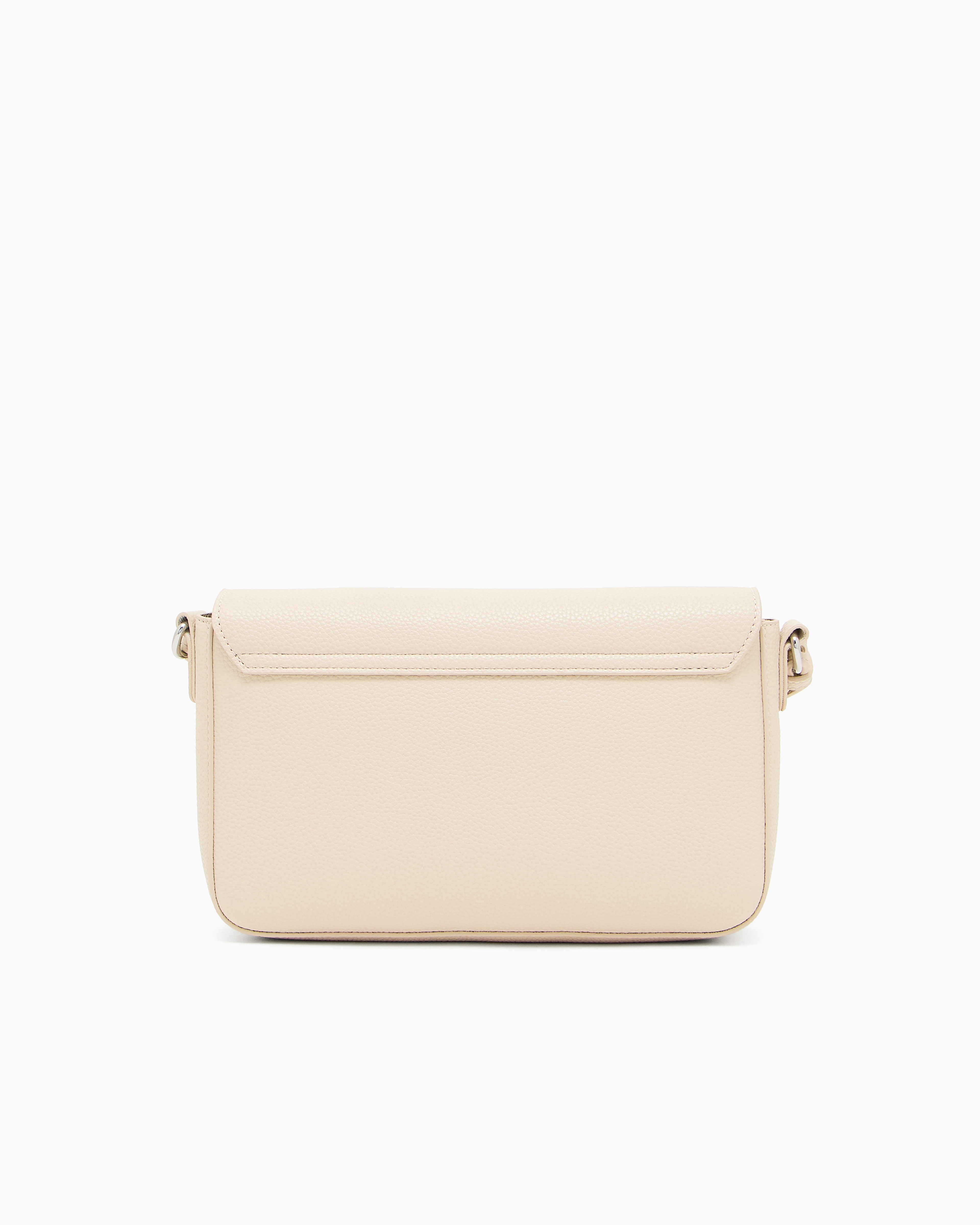 Armani Exchange - Allover logo shoulder bag, Woman, Beige, Size: TU