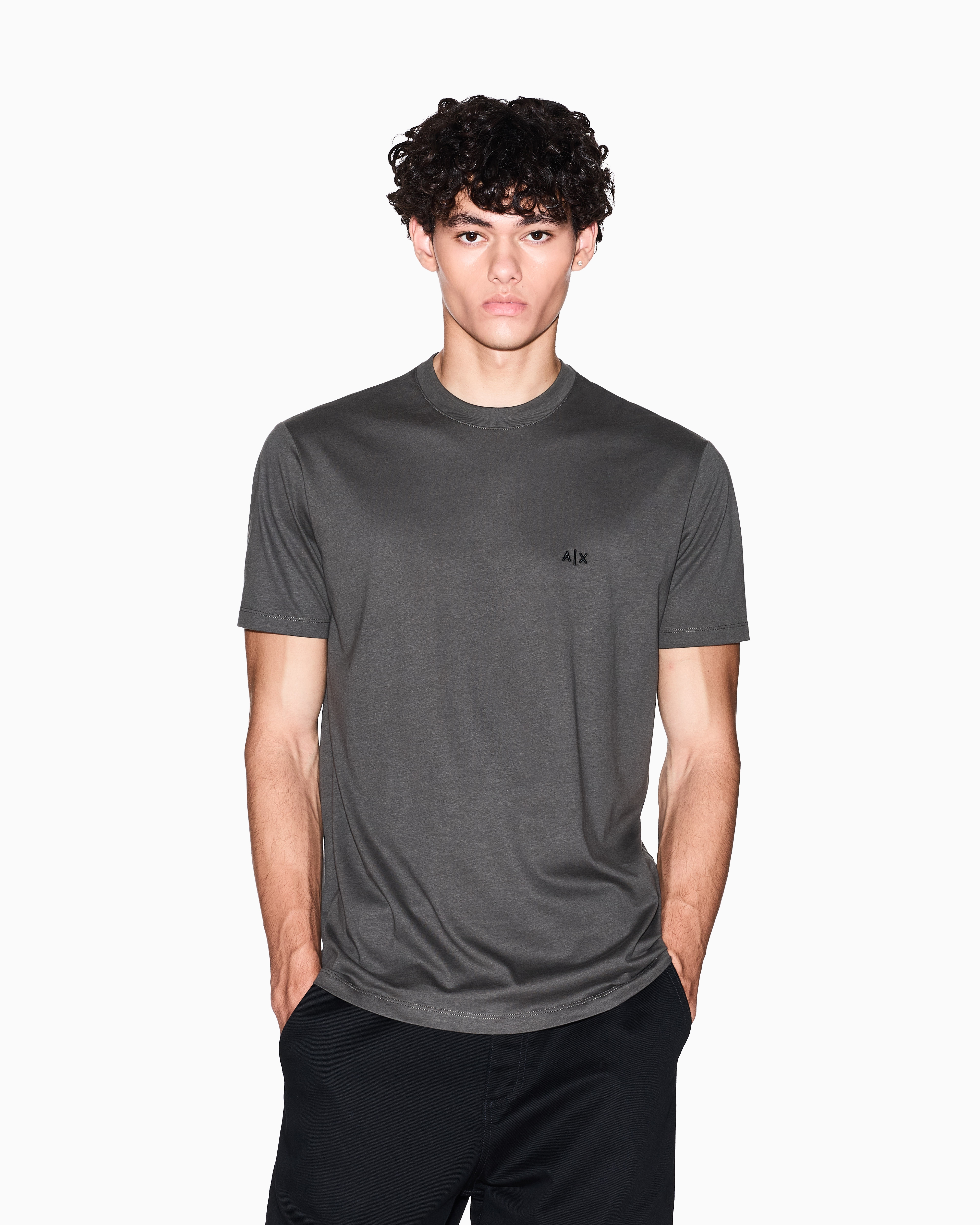 Armani Exchange - Regular Fit T-Shirts, Man, Green, Size: