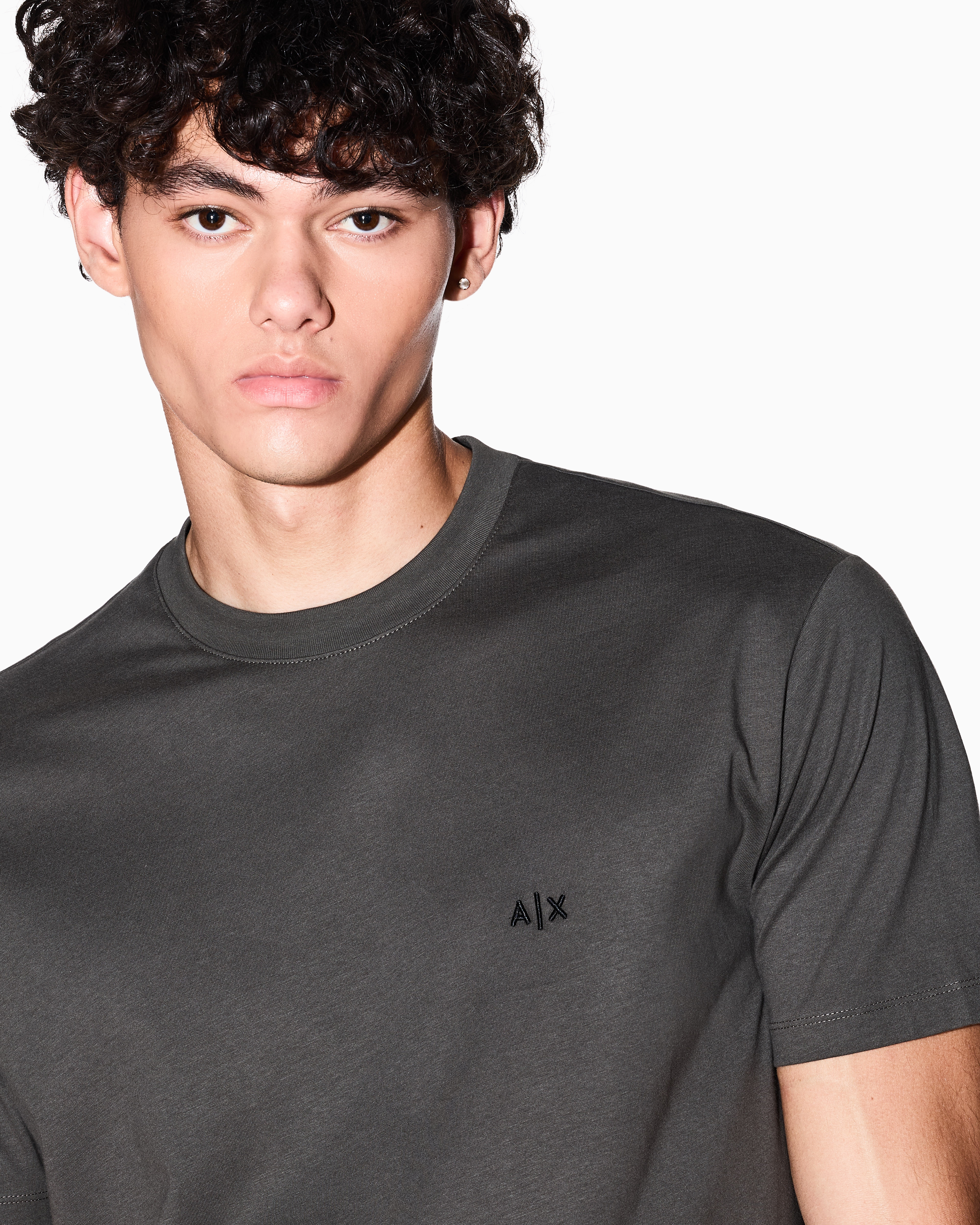 Armani Exchange - Regular Fit T-Shirts, Man, Green, Size: