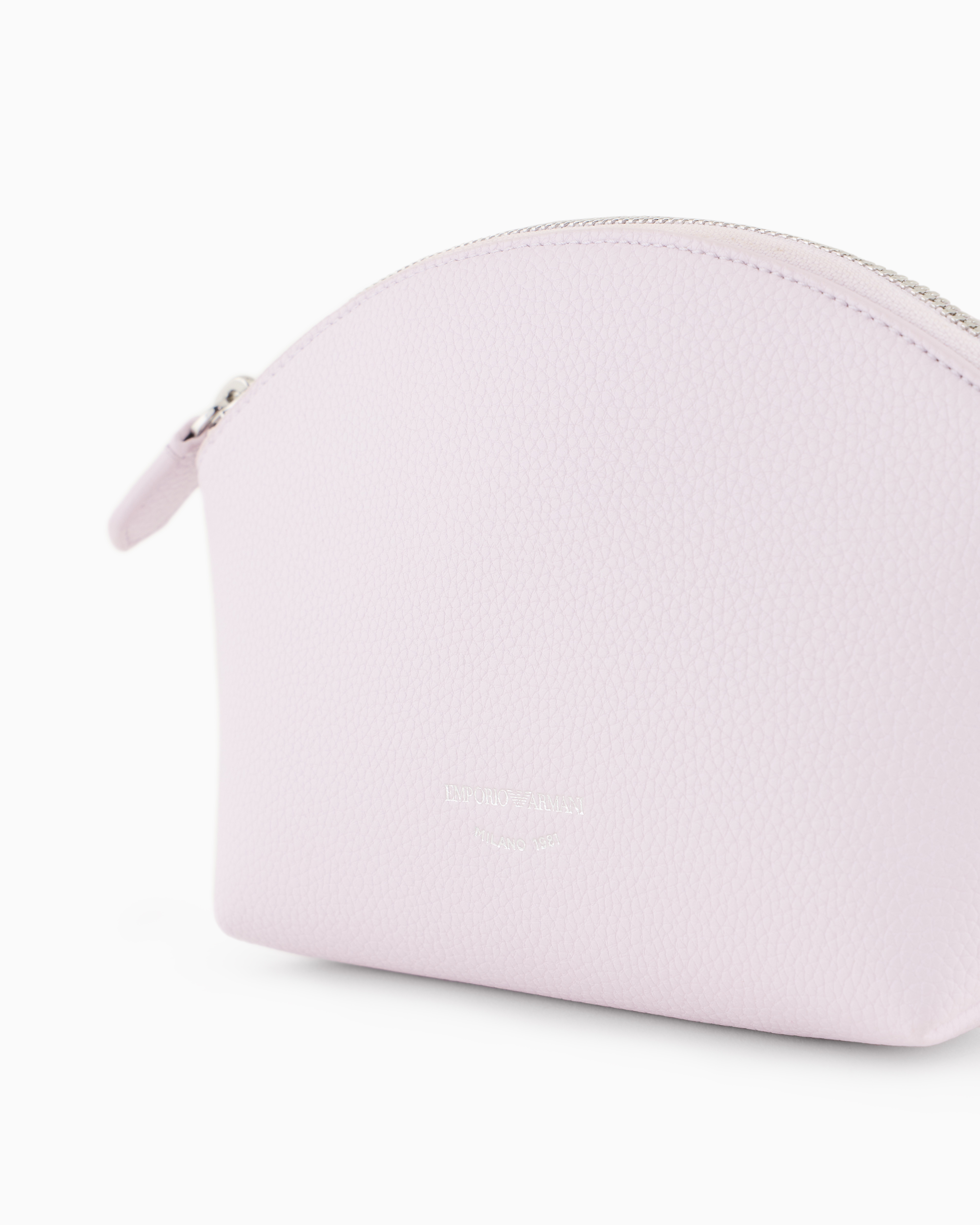 Emporio Armani - MyEA deer-print washbag, Woman, Pink, Size: TU