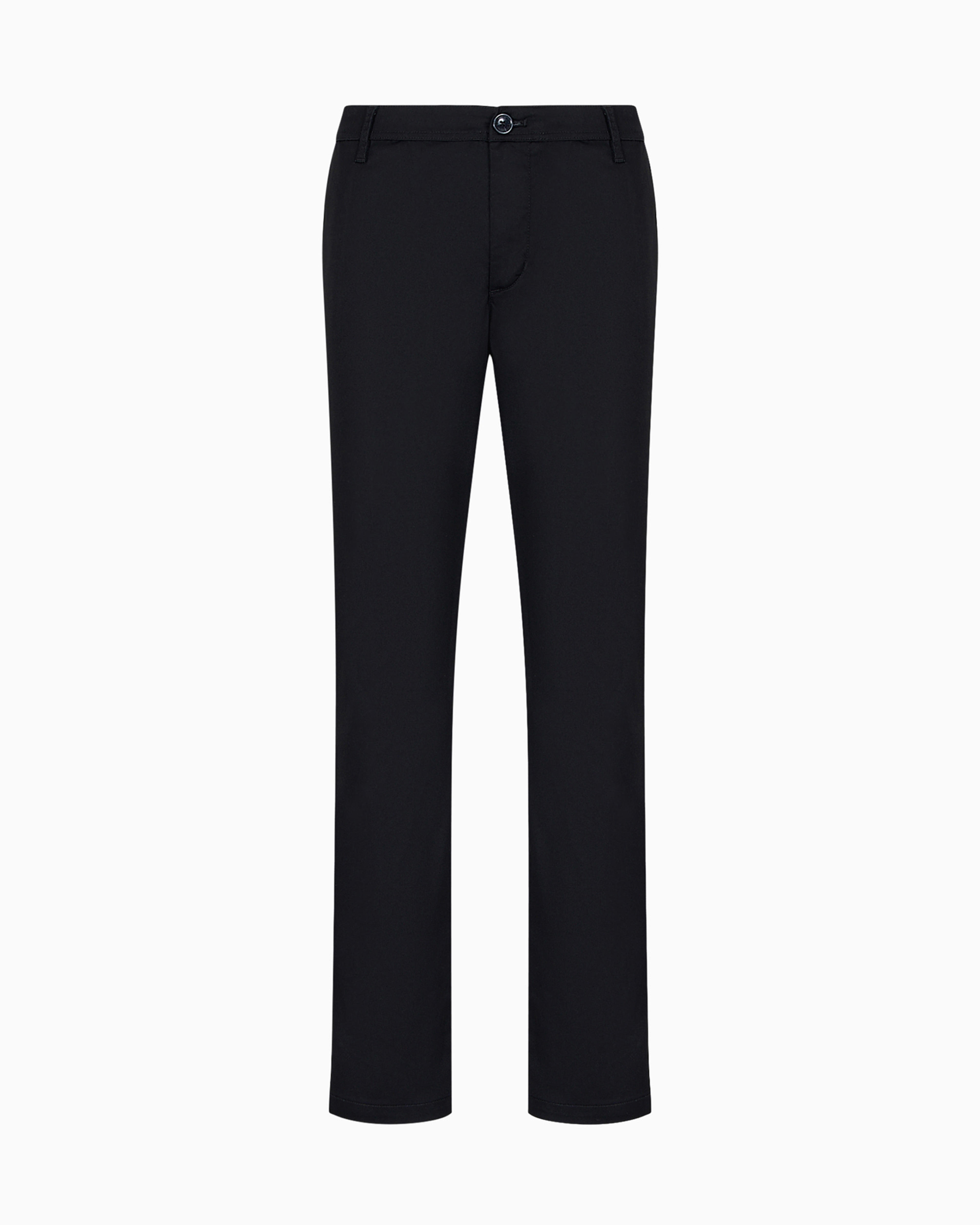 Armani Exchange - Regular fit gabardine trousers, Man, Black, Size: