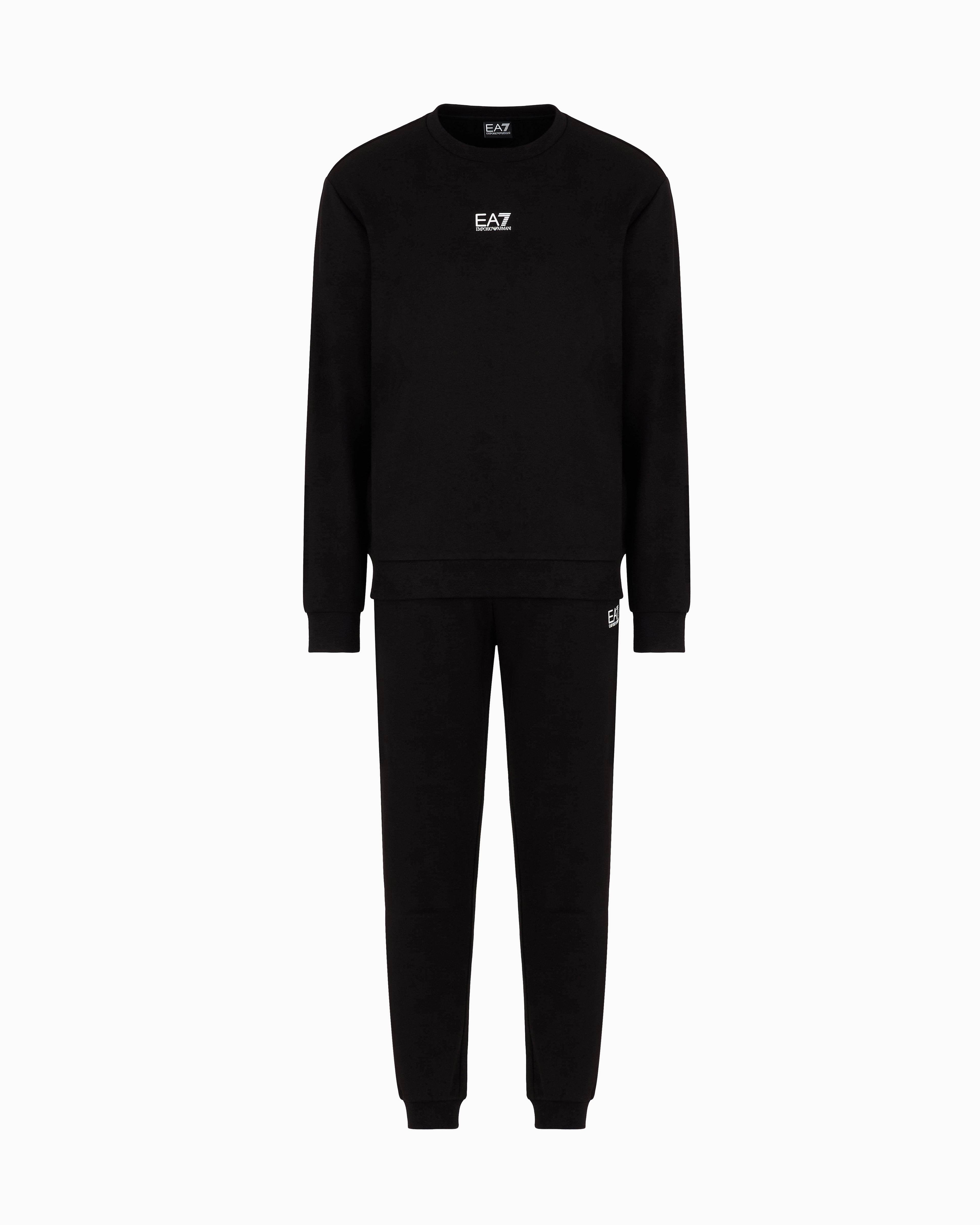 ウォーキング・ランニングウェア EA7 EMPORIO ARMANI jersey set up Dynamic Athlete T-shirt and shorts set in VENTUS7 technical