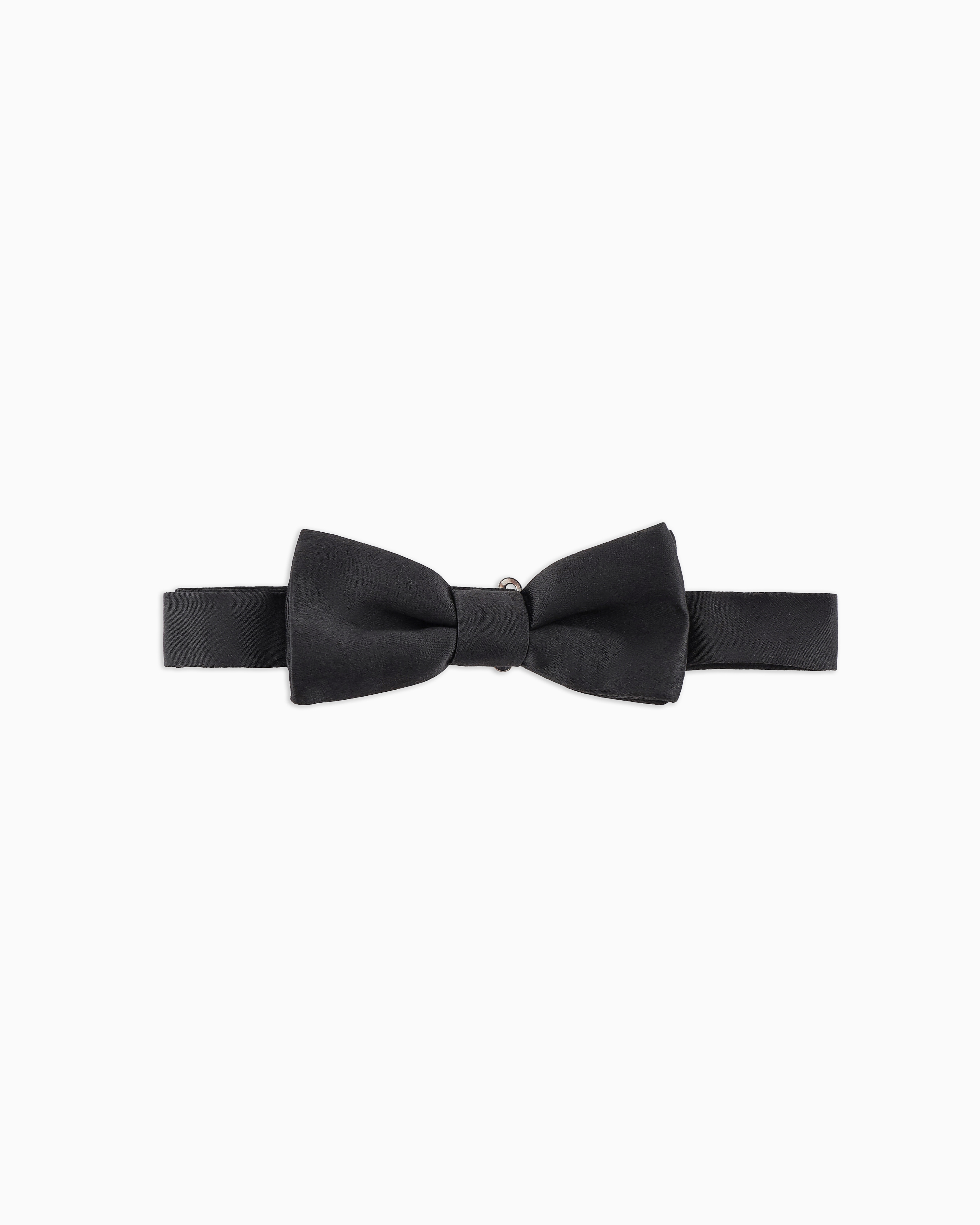 Emporio Armani - Pure silk bow tie, Boy, Black, Size: