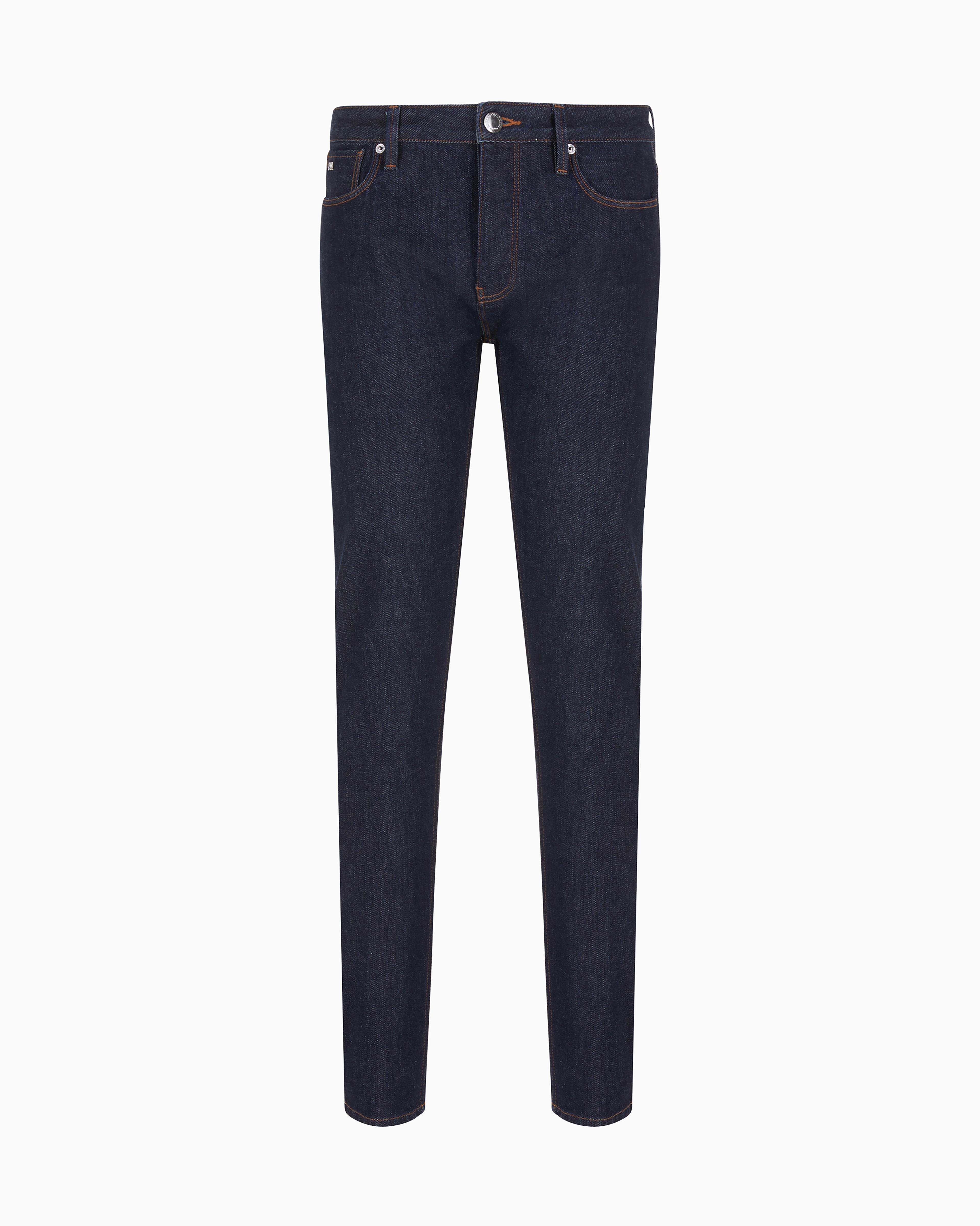 Emporio Armani - J75 slim-fit rinse-wash denim jeans, Man, Blue, Size:
