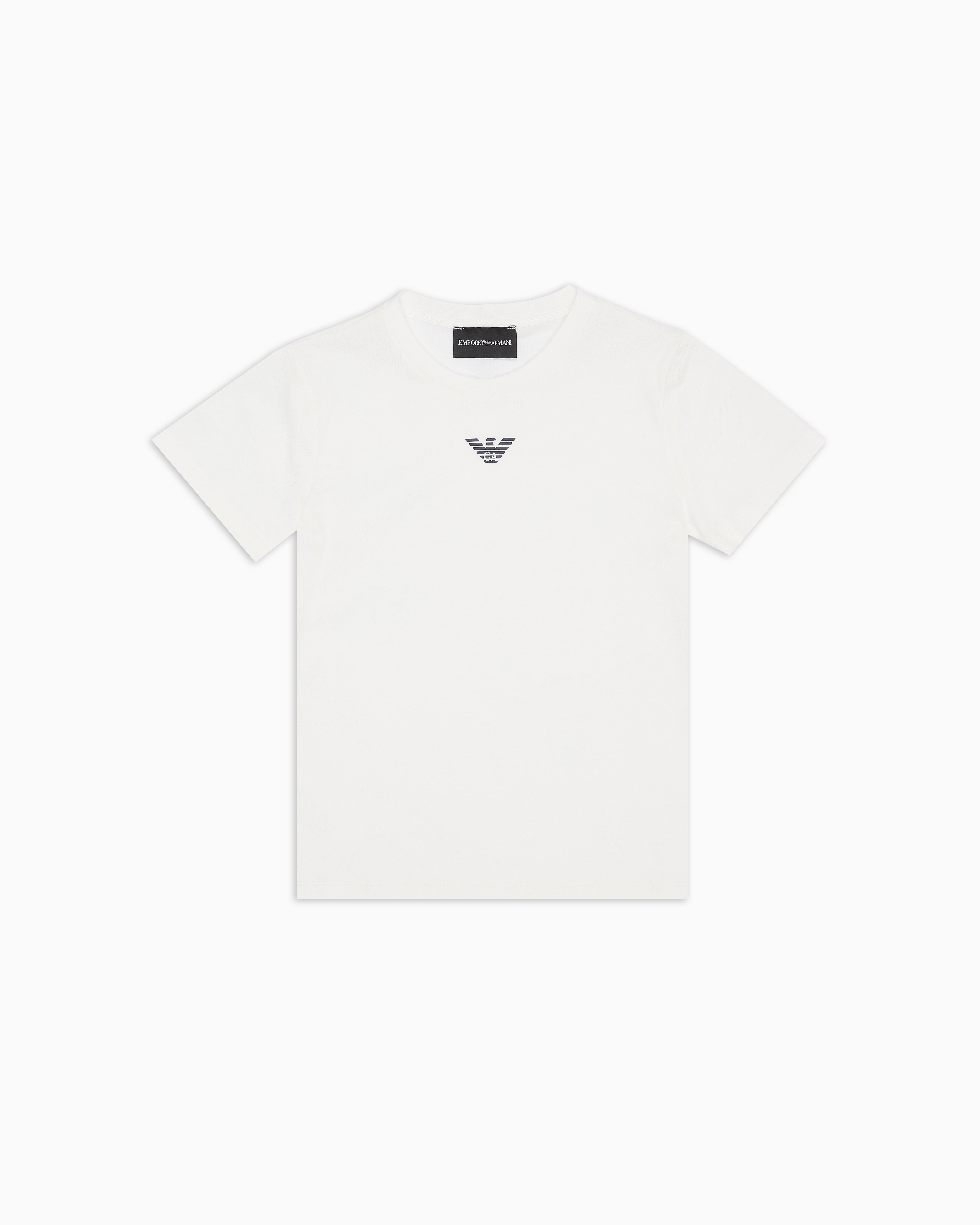 Emporio Armani - Jersey T-shirt with logo, Boy, White, Size: