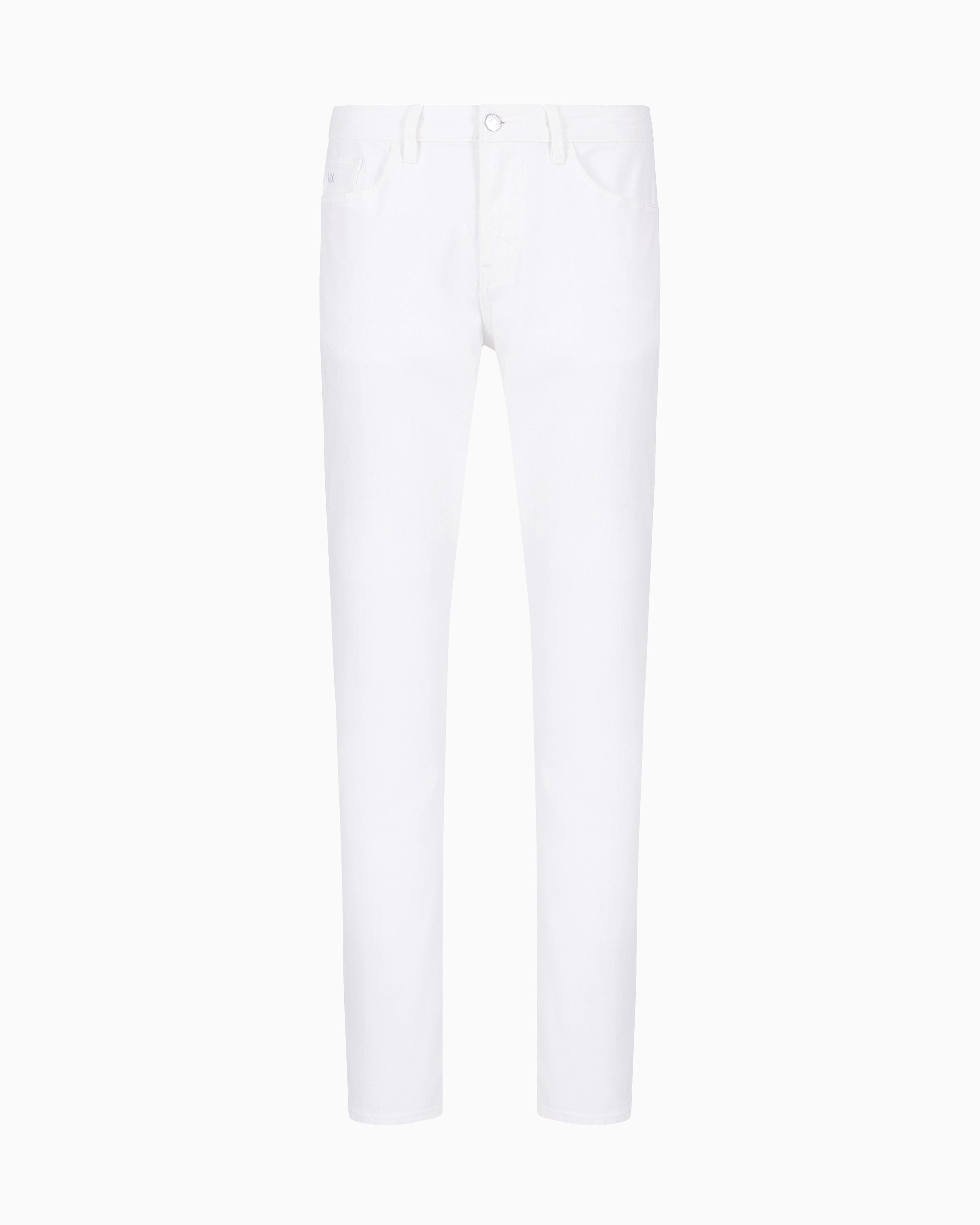 Armani Exchange - Slim Jeans, Man, White, Size: