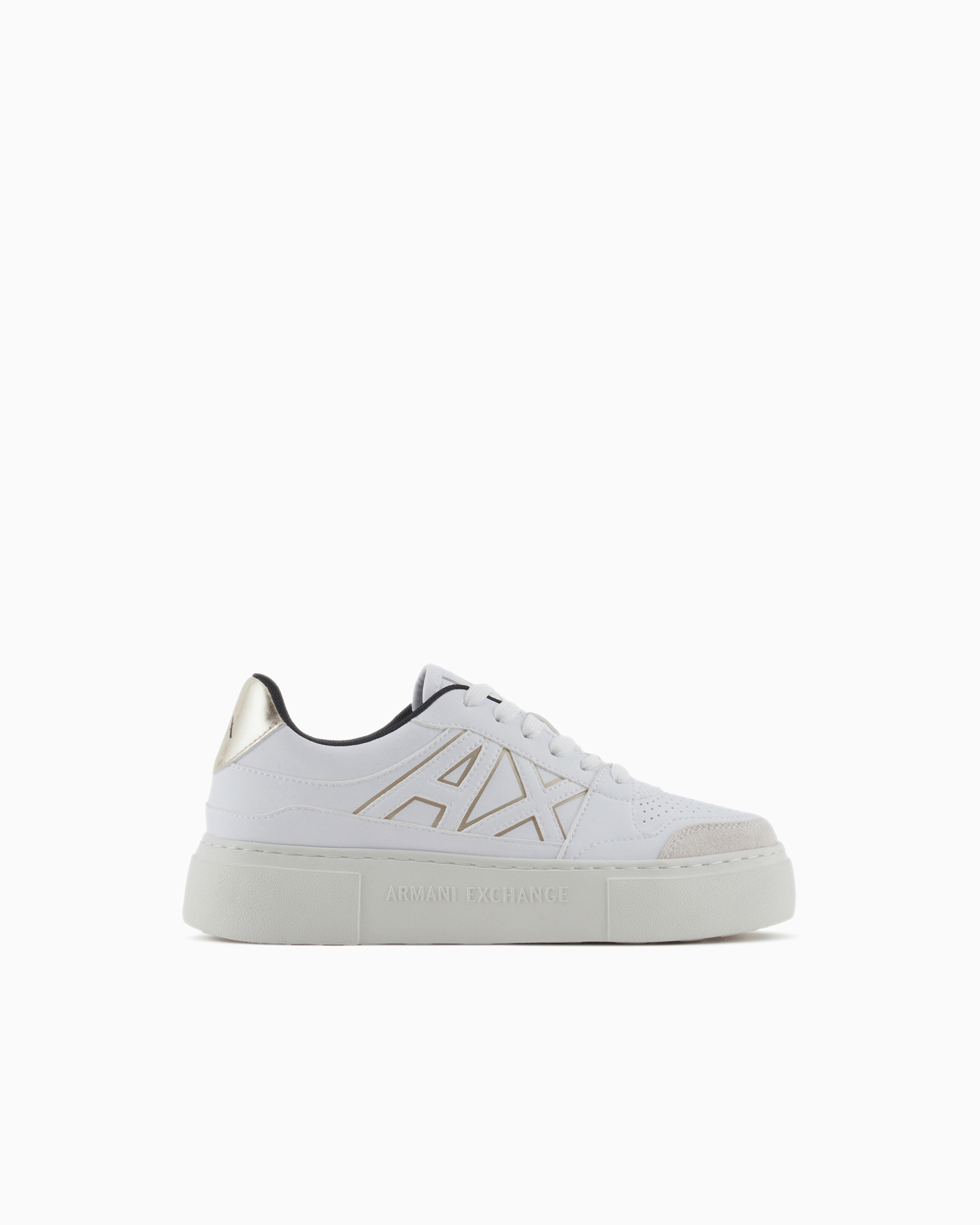 Armani Exchange - Sneakers with logo, Woman, White, Size: