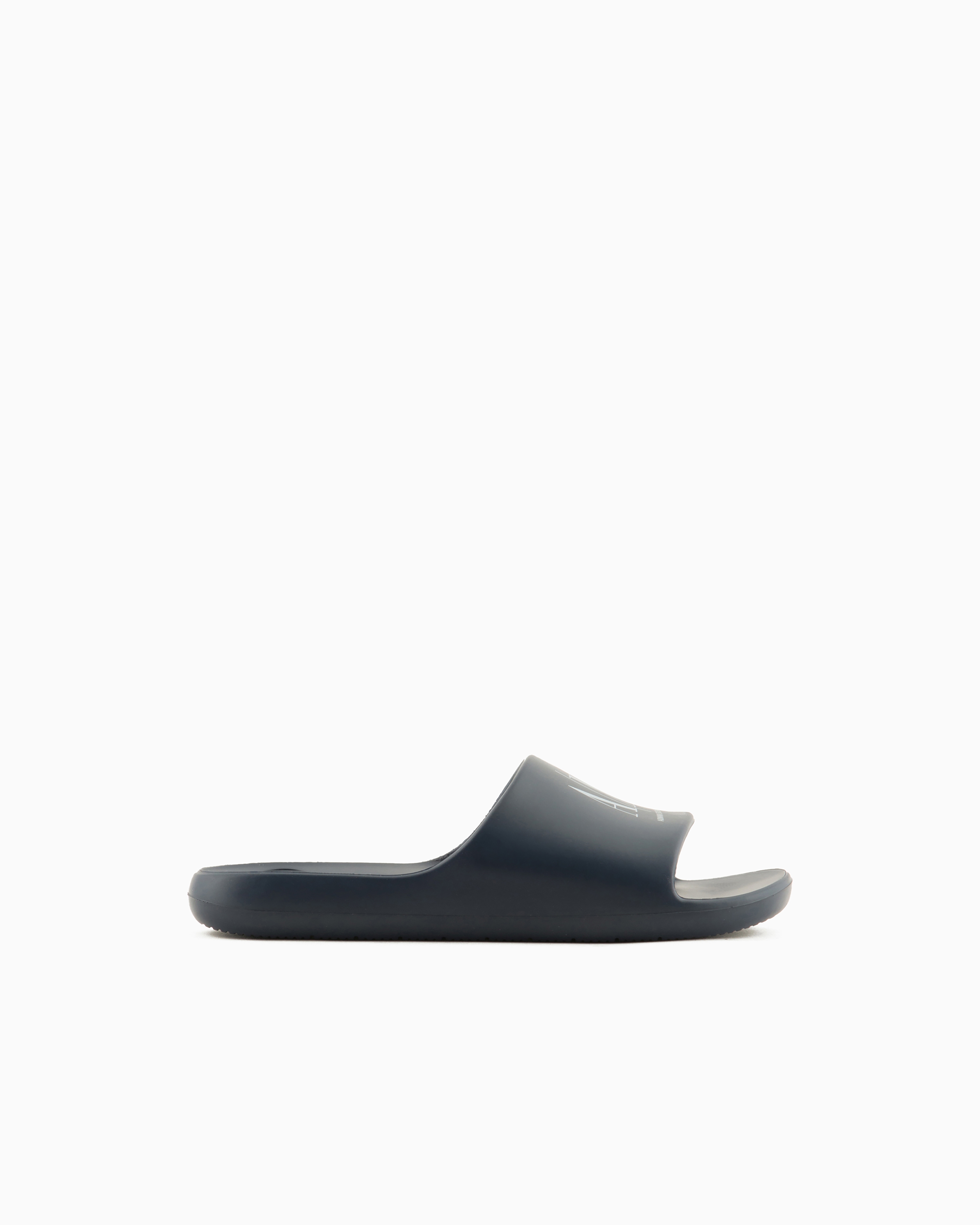 Armani Exchange - Slippers with Icon Project logo, Man, Navy Blue, Size: