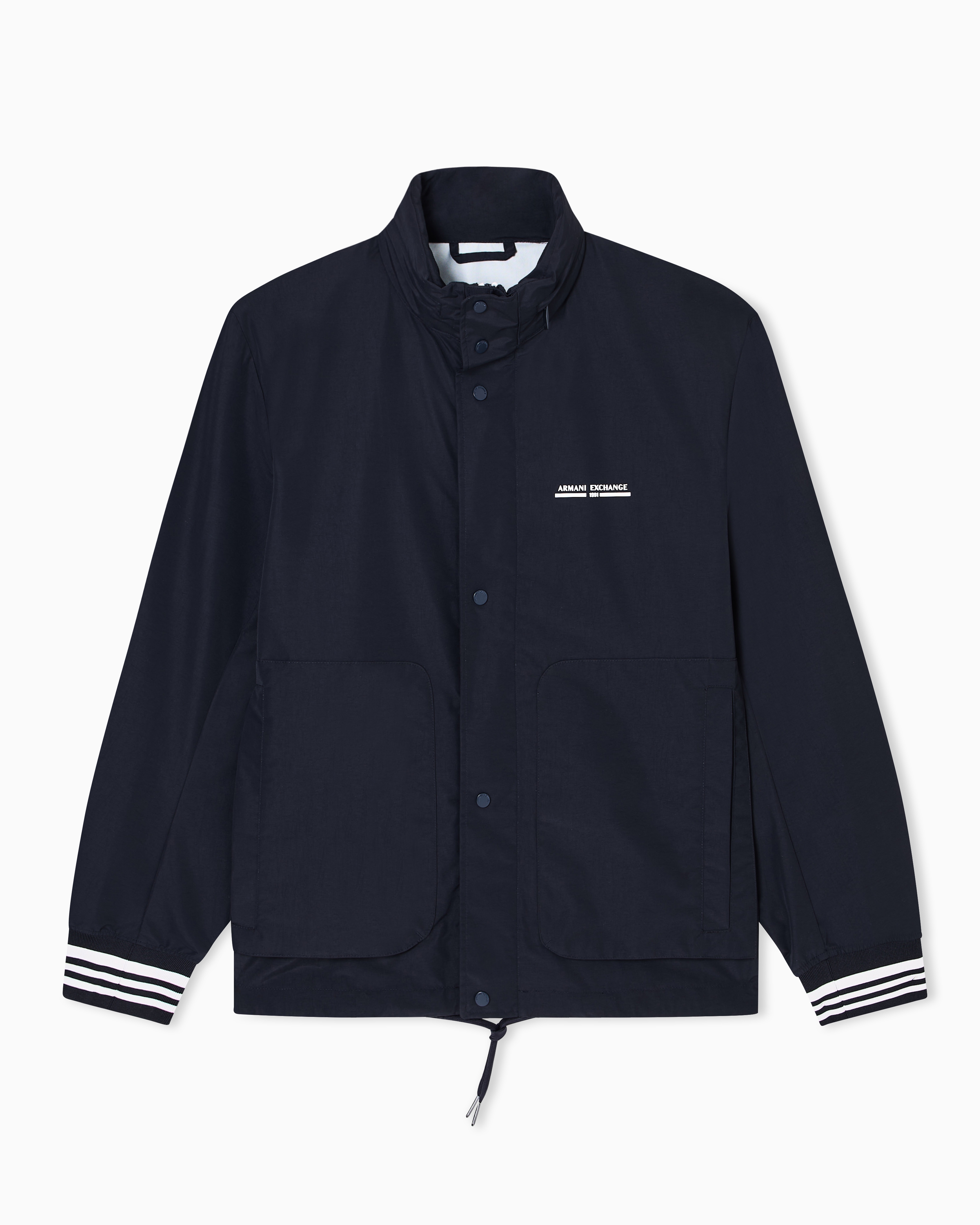 Armani Exchange - Blousons, Man, Navy Blue, Size: