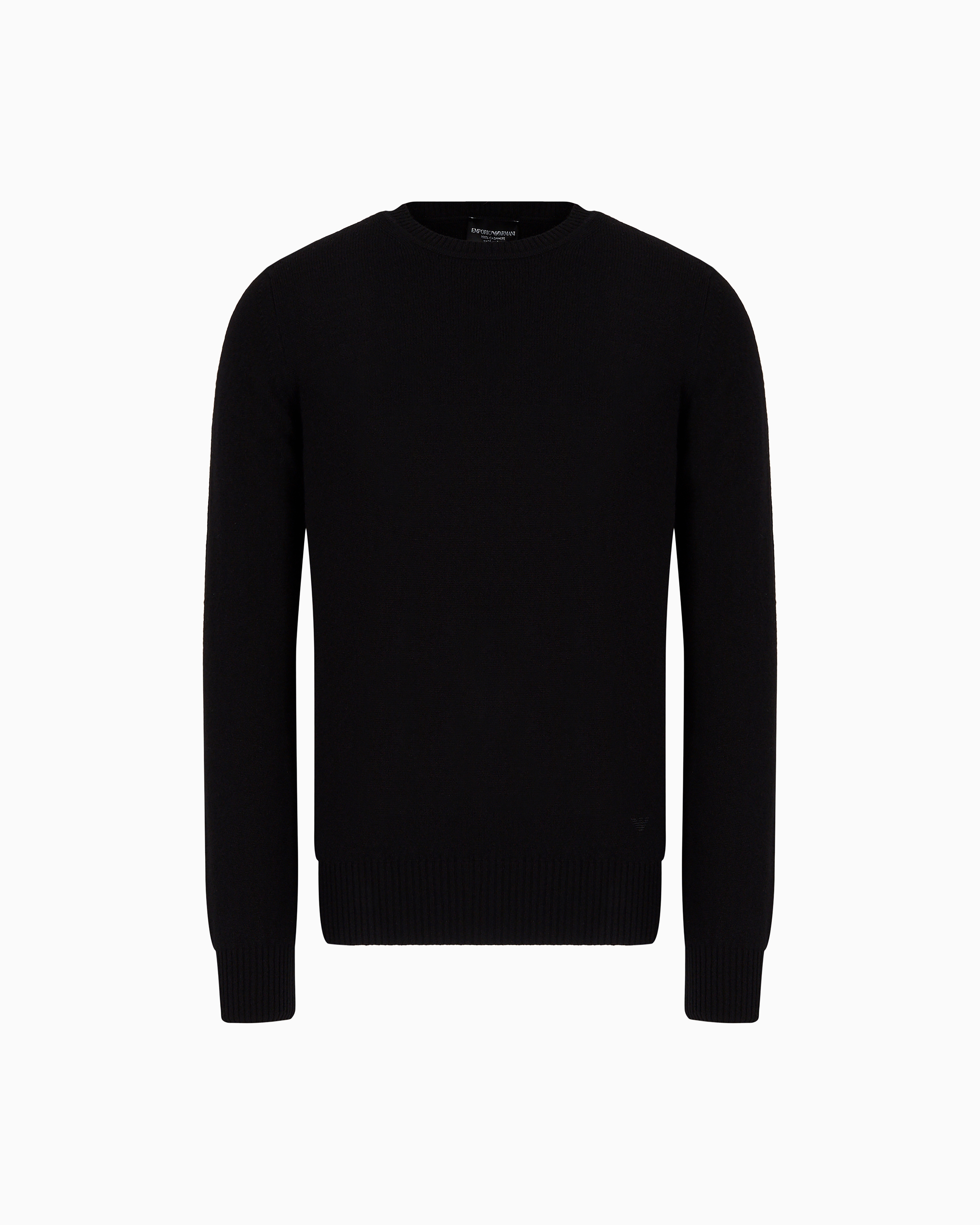 Emporio Armani - Pure cashmere jumper, Man, Black, Size: