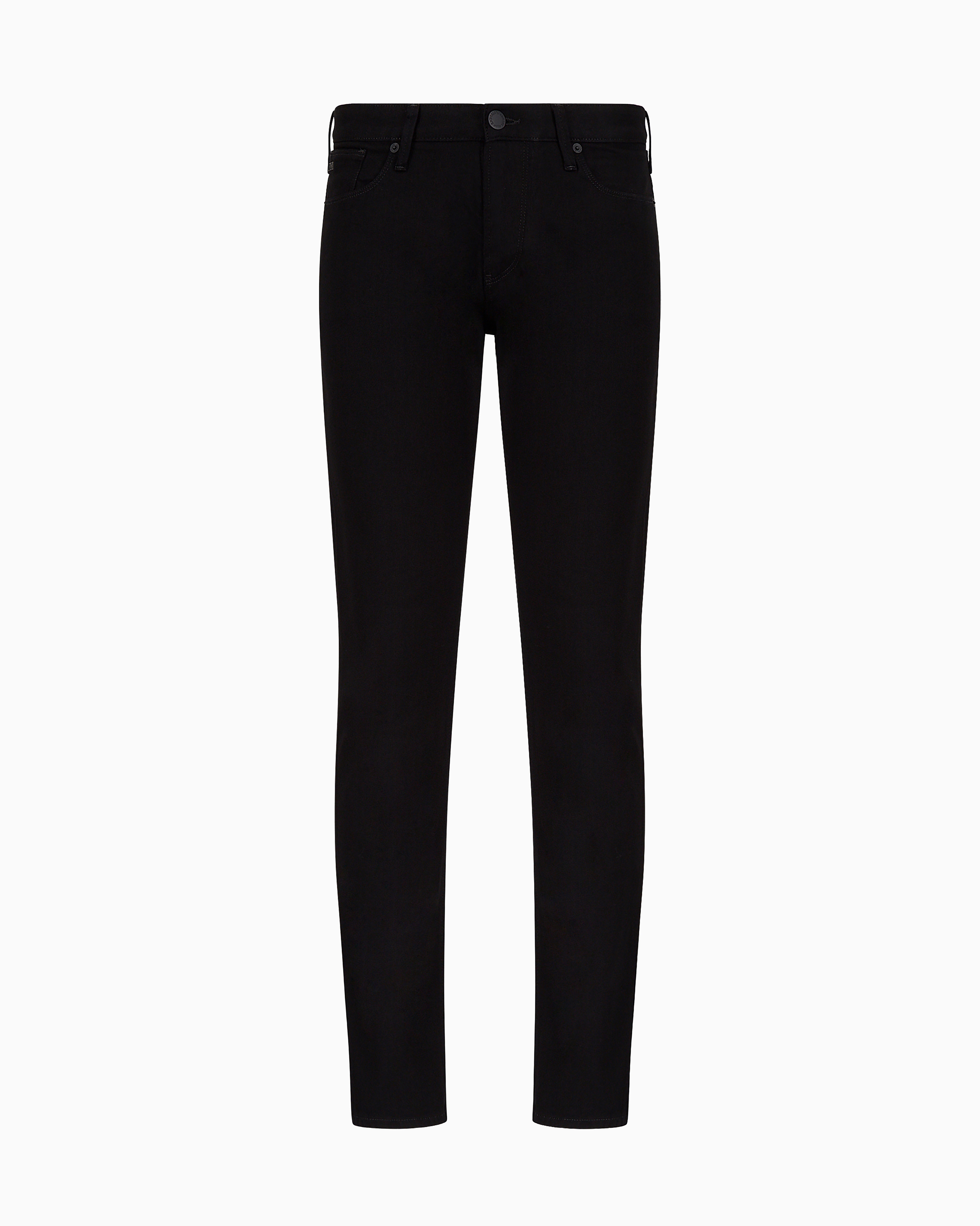 Emporio Armani - J06 Slim-fit, washed, 10.5 oz comfort-denim jeans, Man, Black, Size: