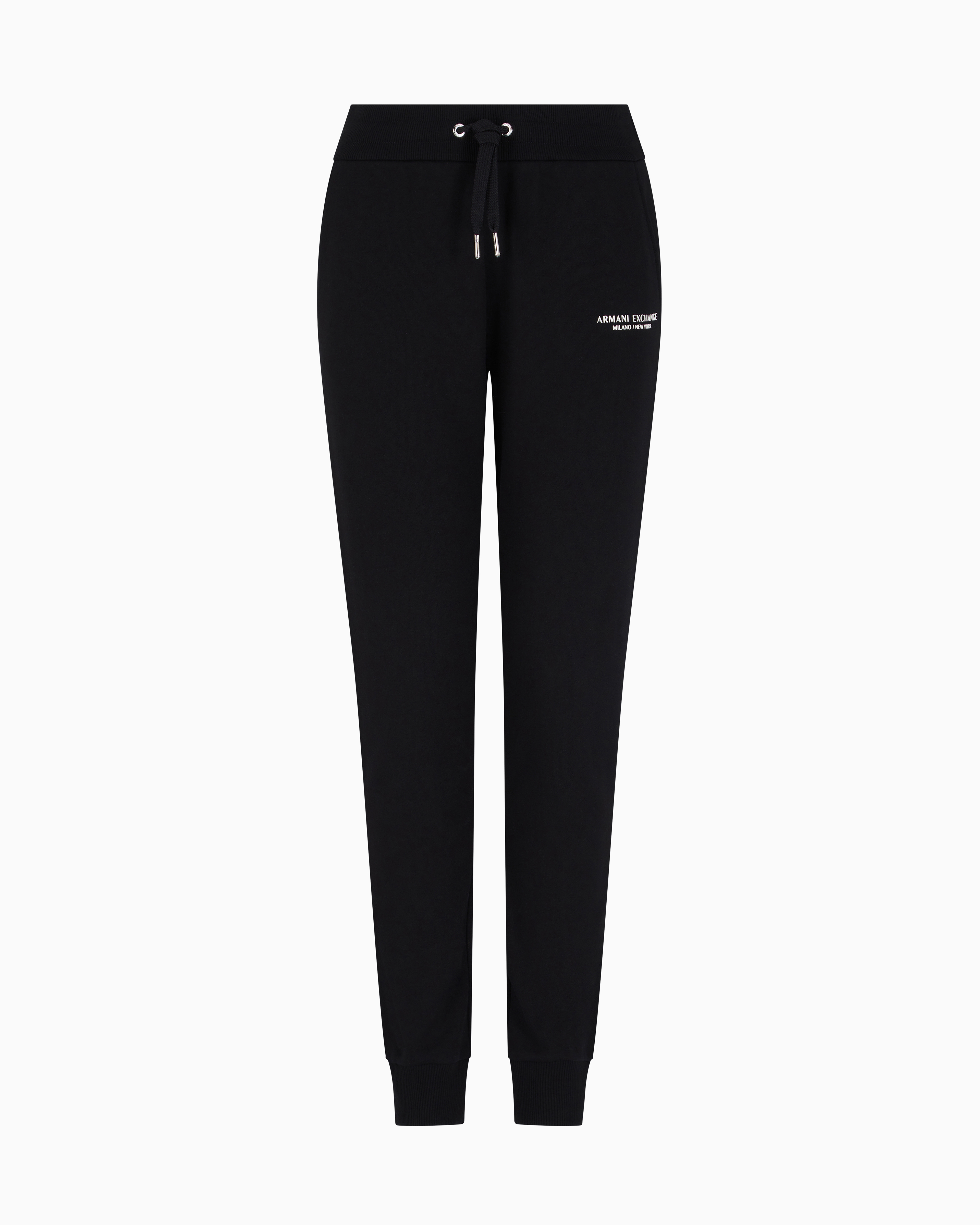Armani Exchange - Milano/New York Sweat Jogger Pants, Woman, Black, Size: