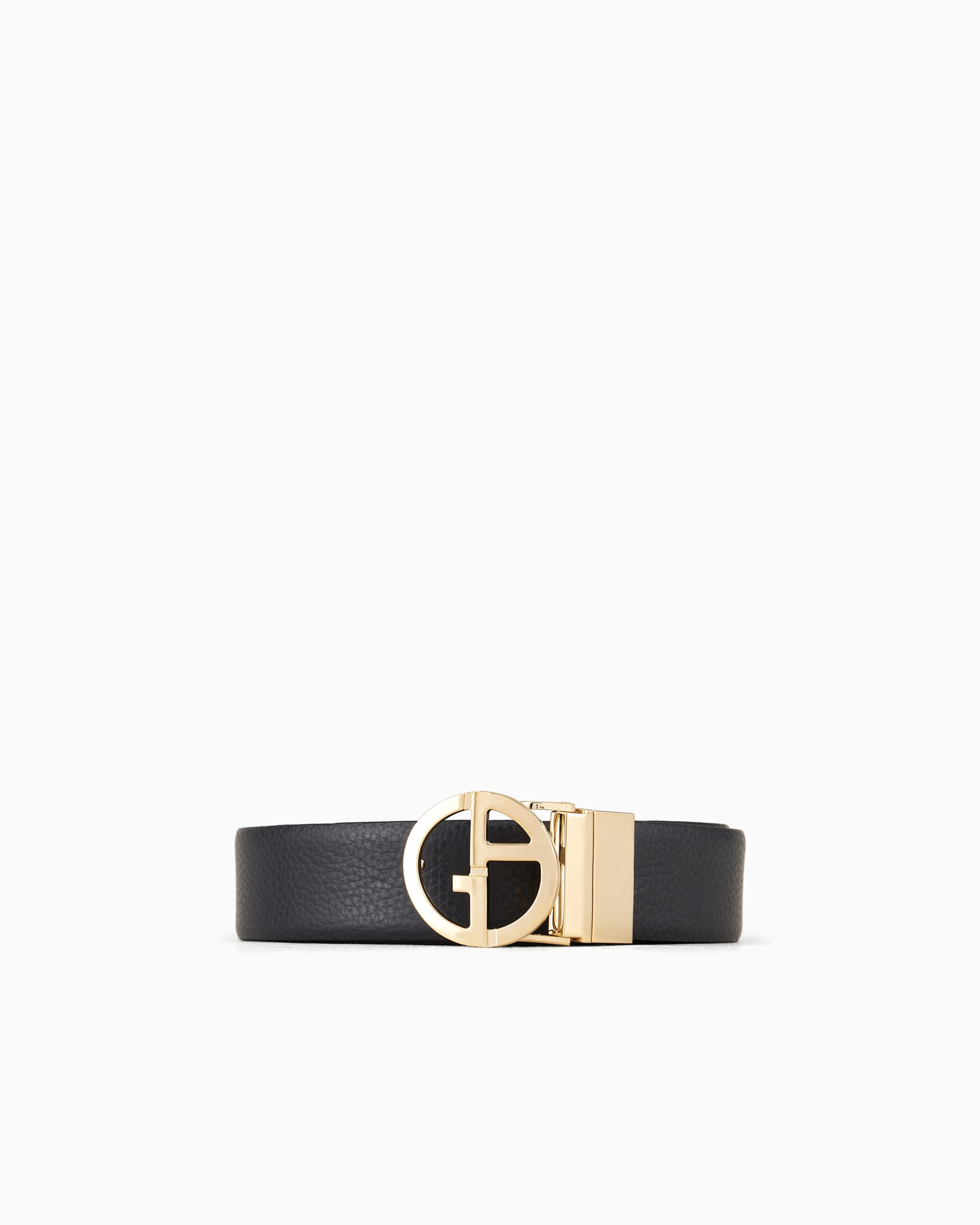 Two-toned, reversible leather belt | Giorgio Armani