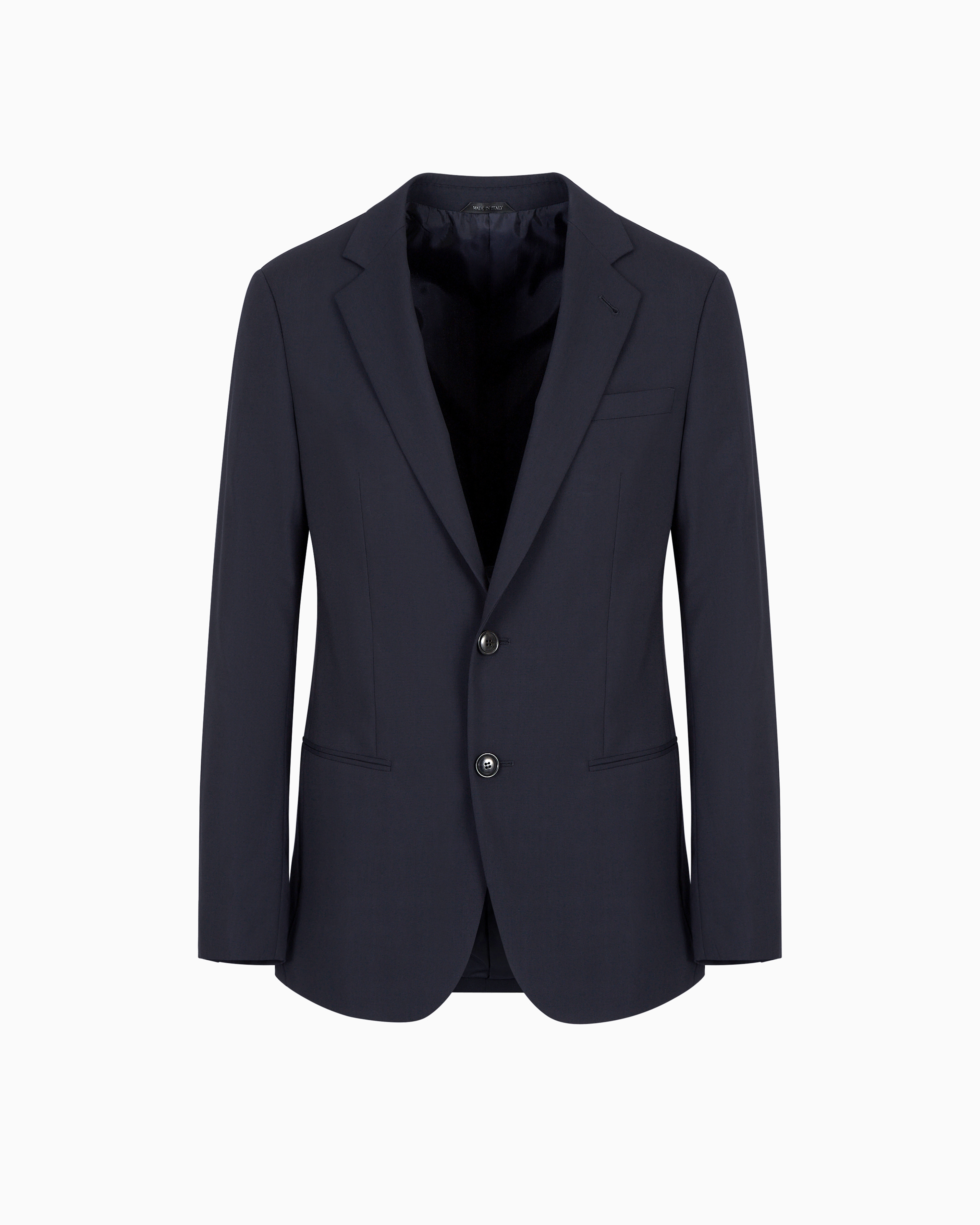 Pure virgin wool Soho line single-breasted jacket | Giorgio Armani