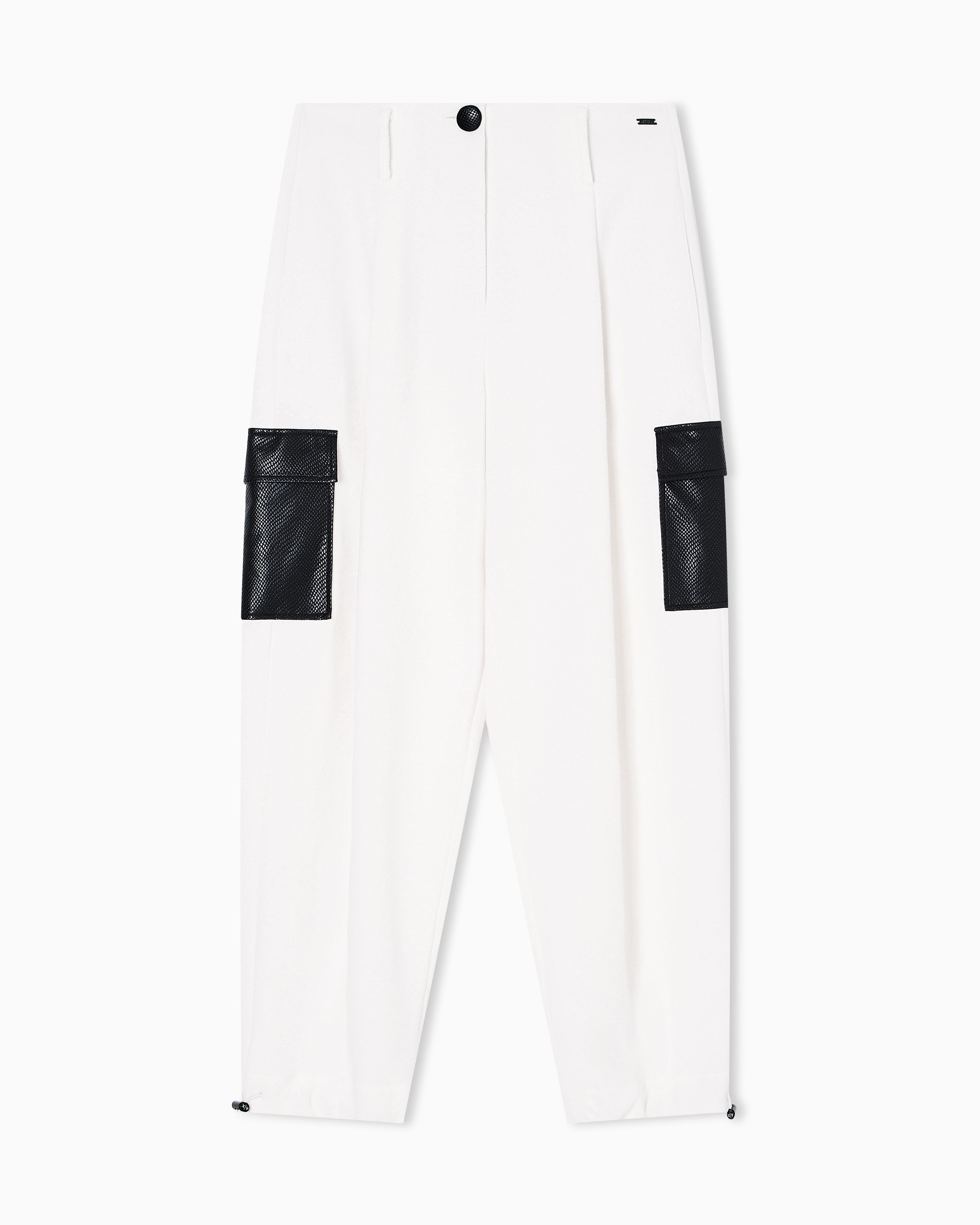 Armani Exchange Formal Trousers In White