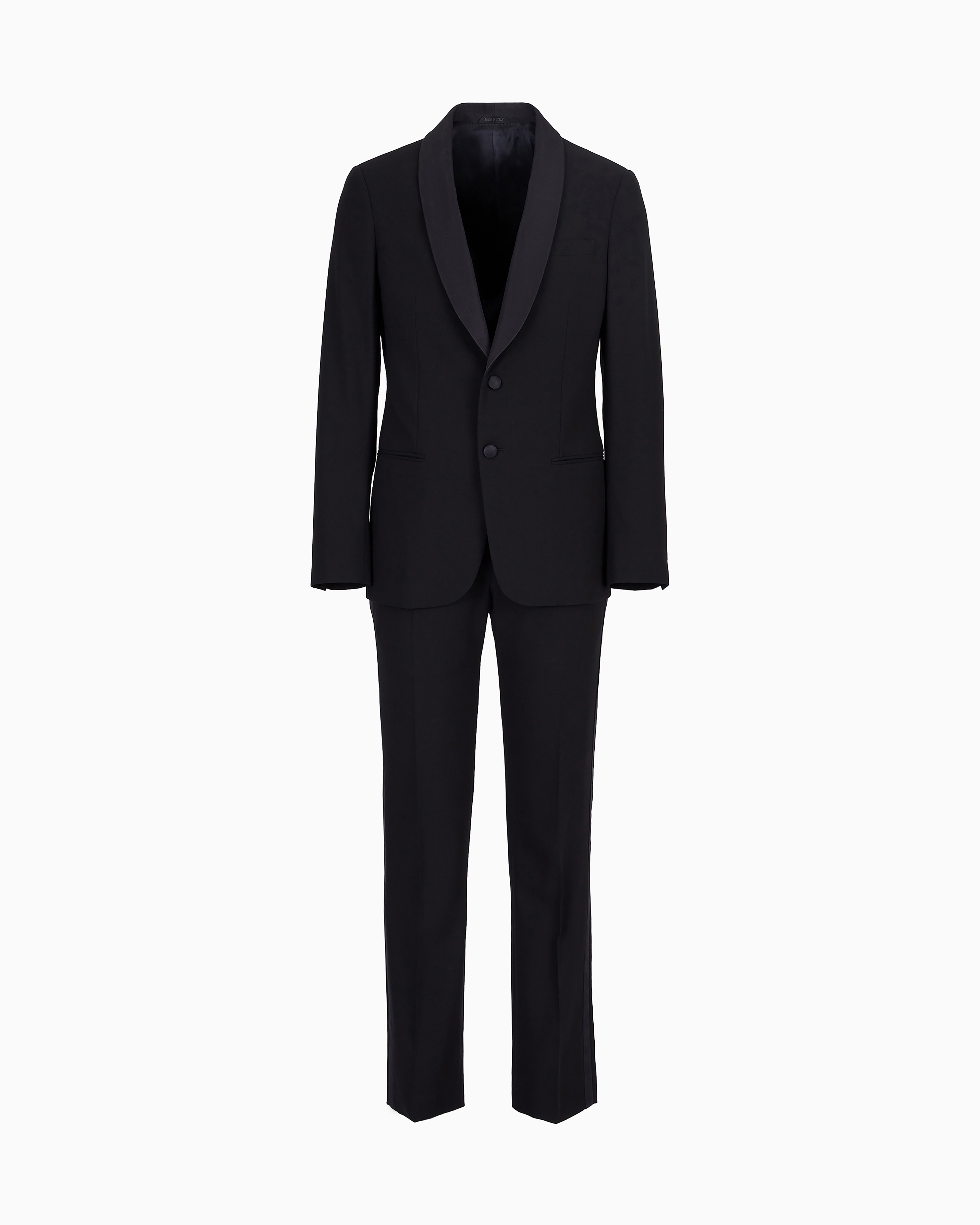 GIORGIO ARMANI 春.秋スーツ セットアップ とろみ ブラック44 undefined