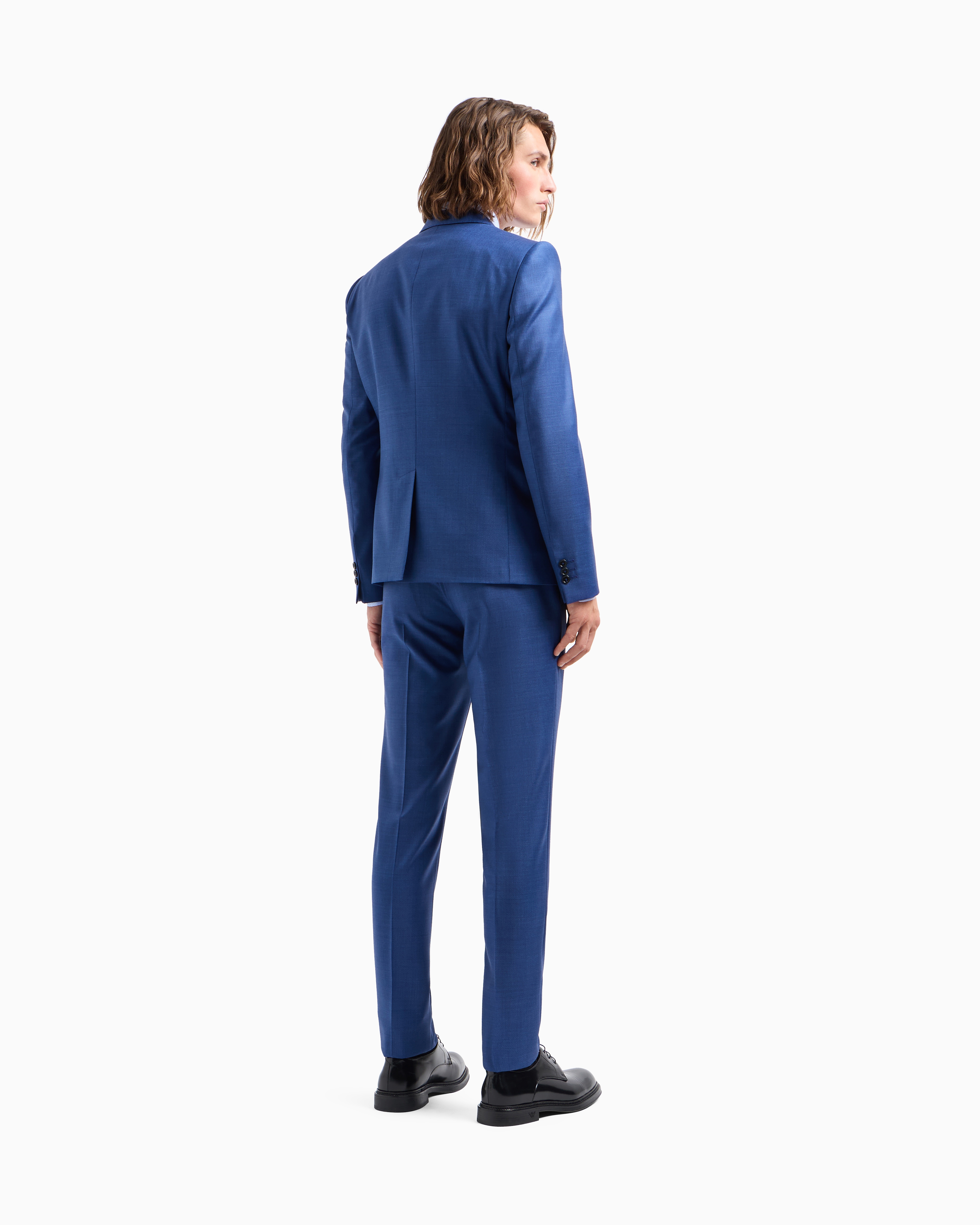 シングルブレストスーツ スリムフィット シルキーフィニッシュ