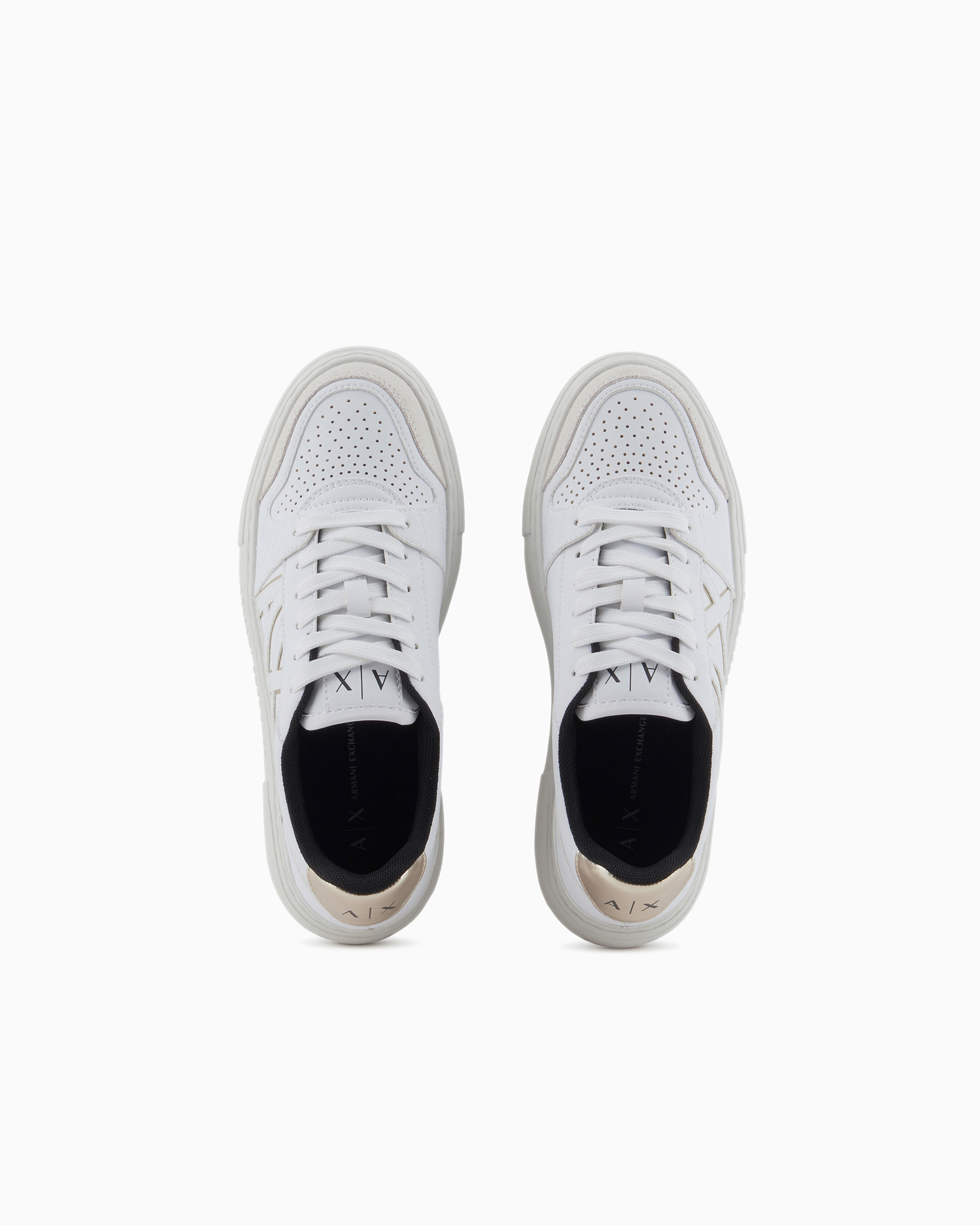 Armani Exchange - Sneakers with logo, Woman, White, Size: