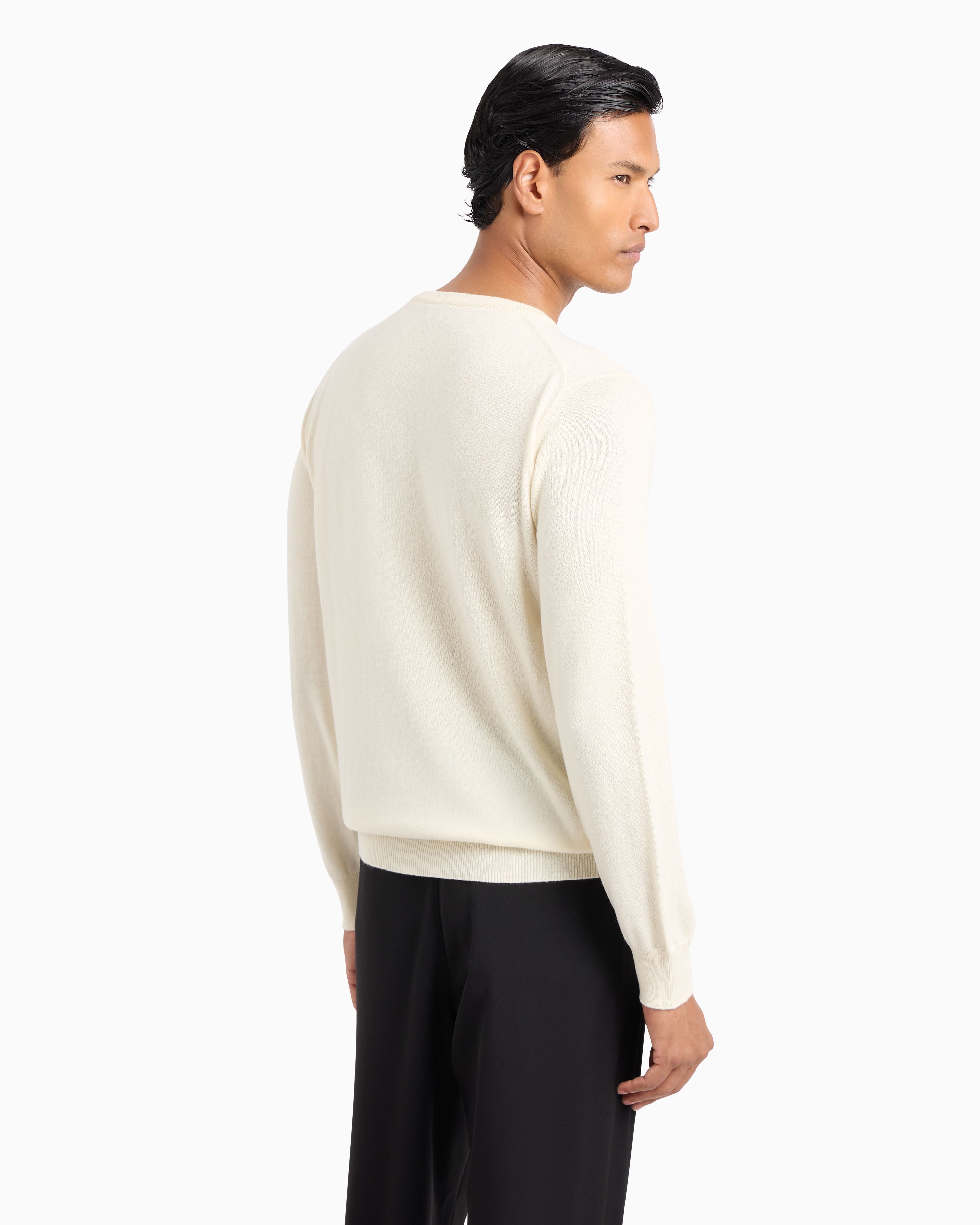 クルーネックセーター カシミア | Giorgio Armani